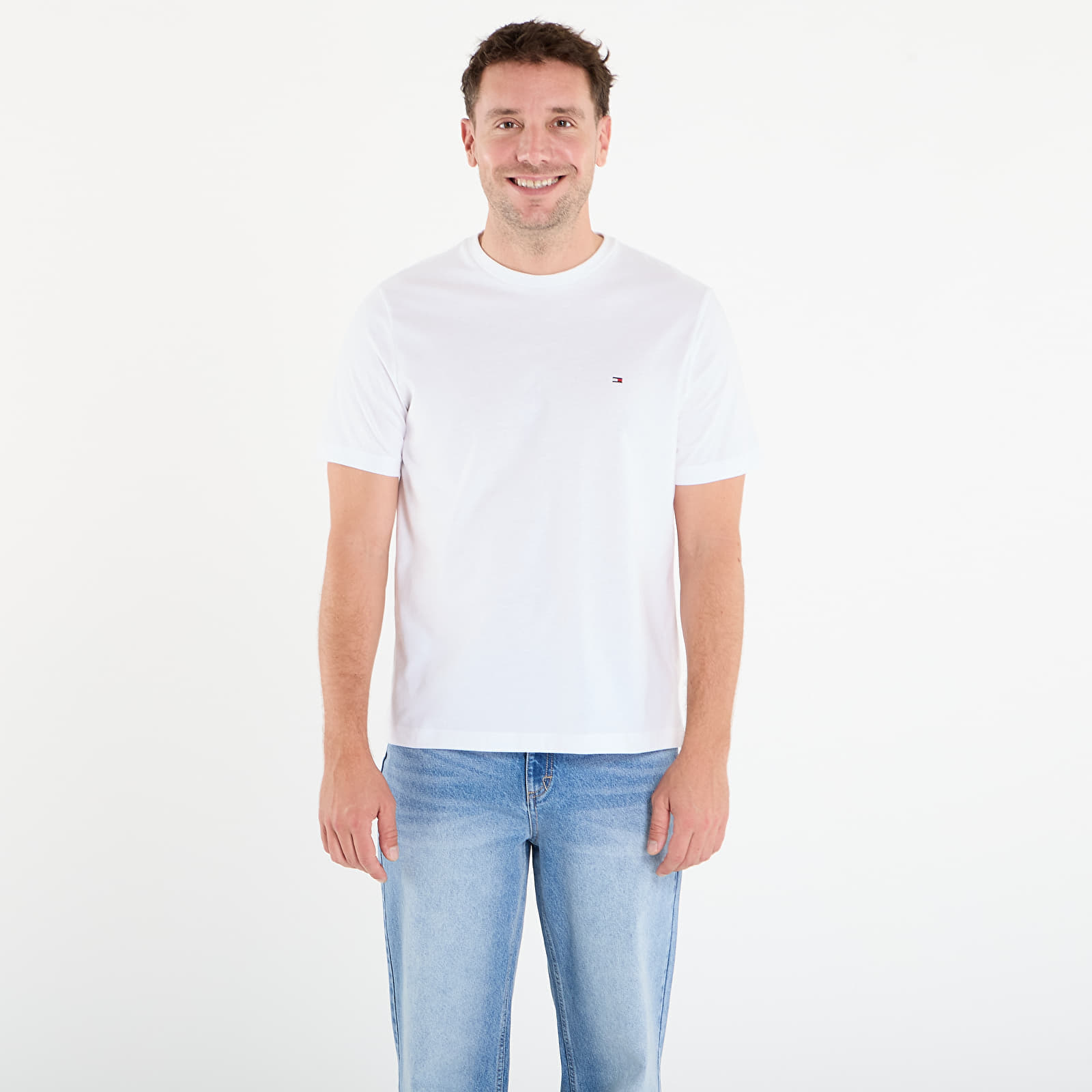 Тениска Tommy Hilfiger Essential Reg Fit Solid Tee White S