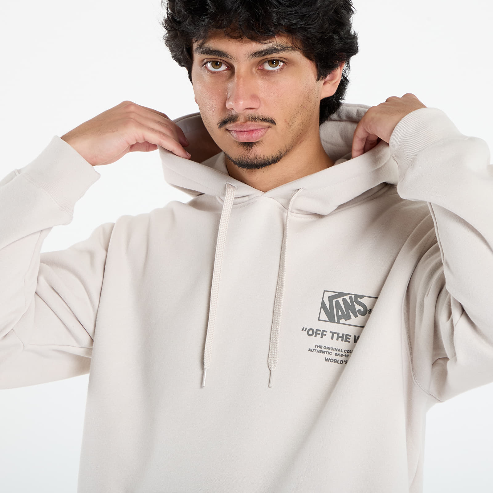 Mikiny Vans Stockpile Pullover Taupe Mist