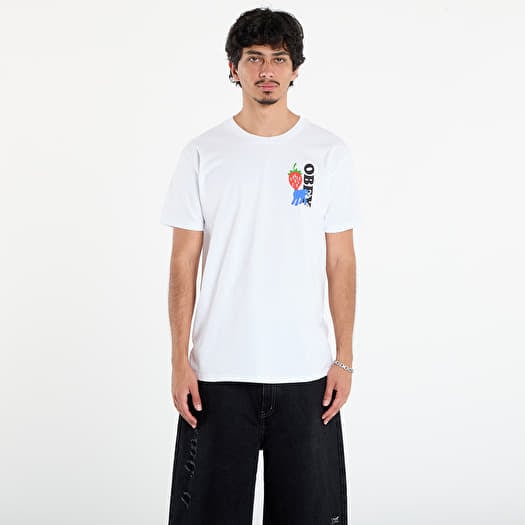 OBEY Strawberry T-Shirt White