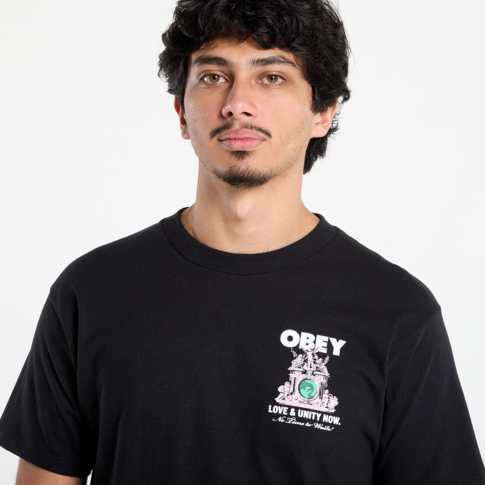 T-shirts OBEY Love & Unity Now T-Shirt Black