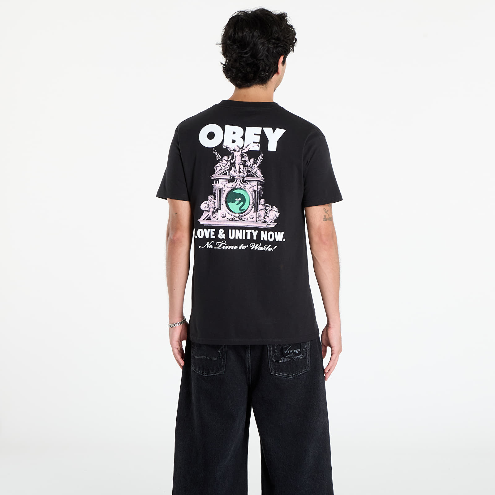 T-shirts OBEY Love & Unity Now T-Shirt Black