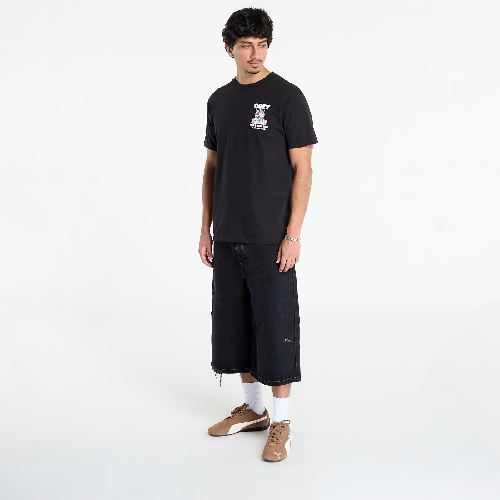 T-shirts OBEY Love & Unity Now T-Shirt Black