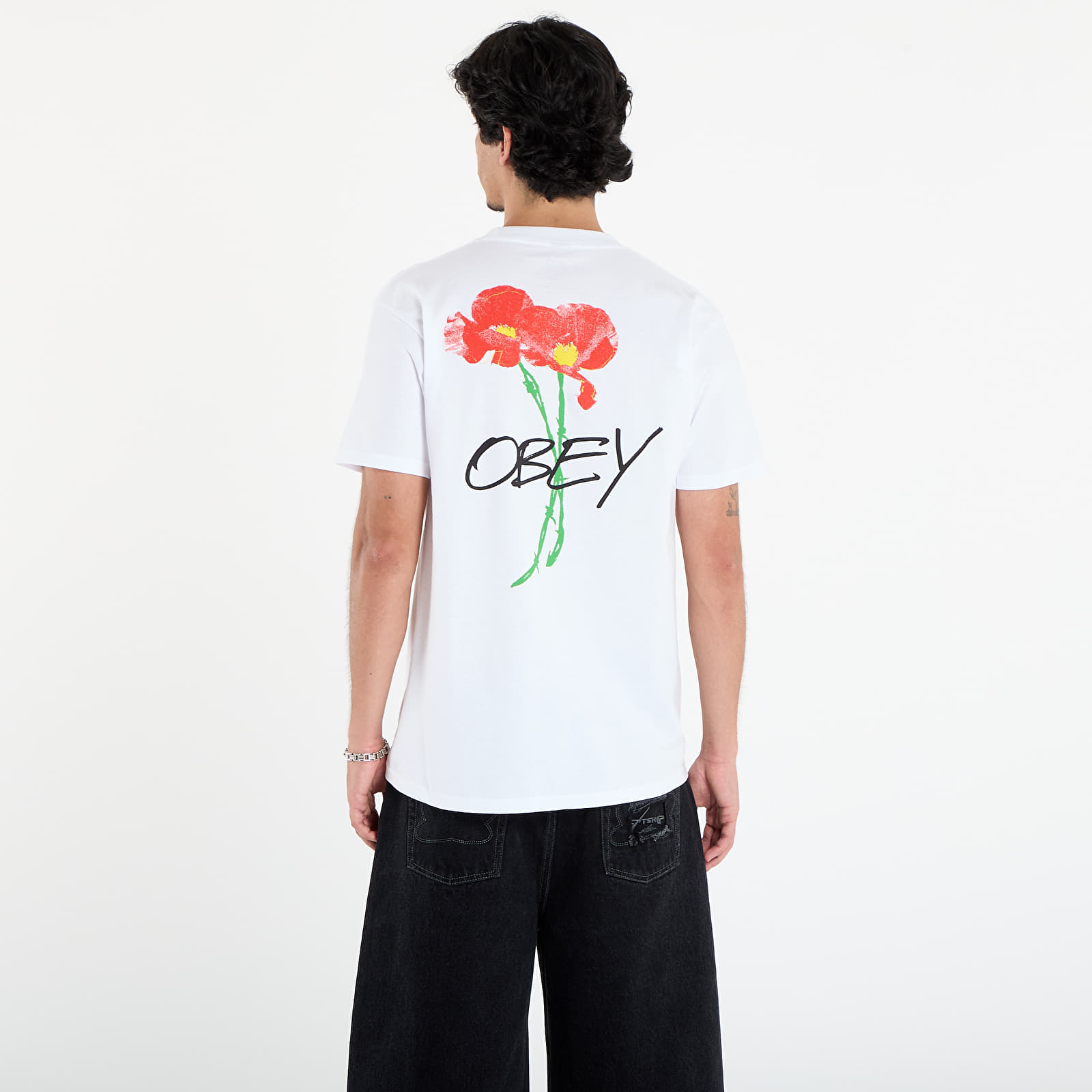 T-shirts OBEY Poppies T-Shirt White