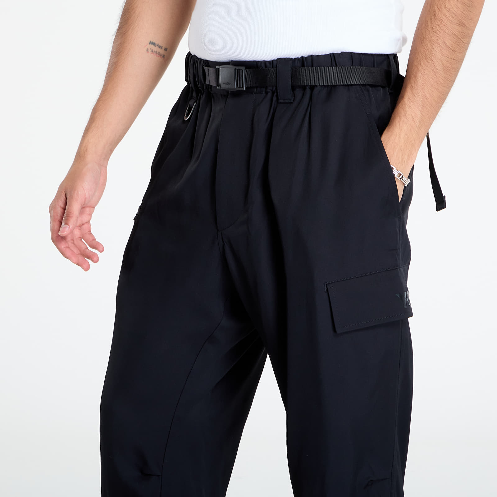 Spodnie Y-3 M Rayon Twill Cuffed Pants Black
