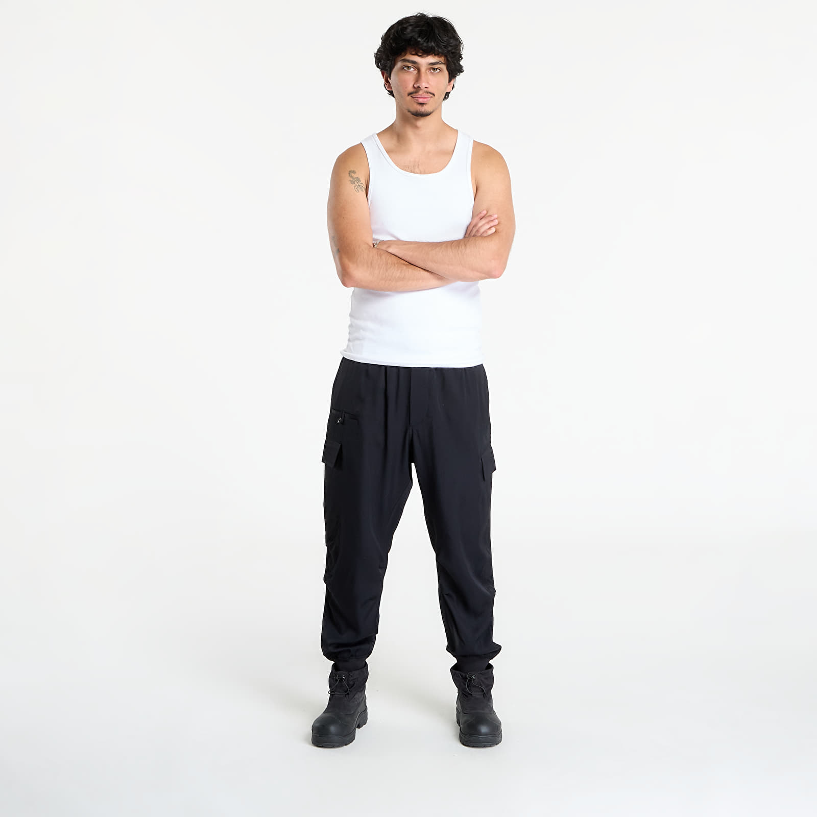 Spodnie Y-3 M Rayon Twill Cuffed Pants Black