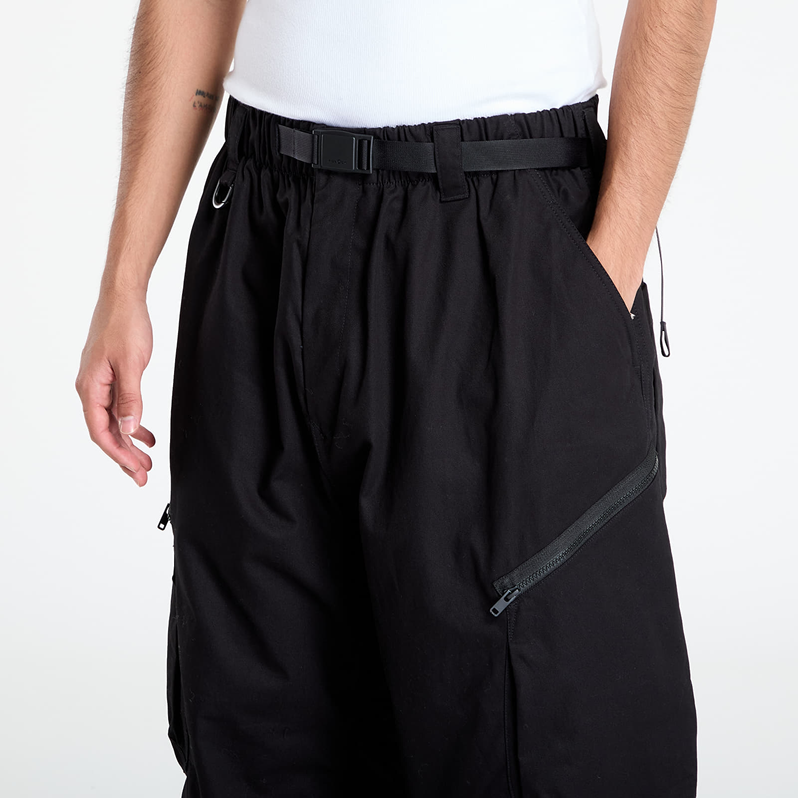 Byxor Y-3 M Twill Cargo Pant Black