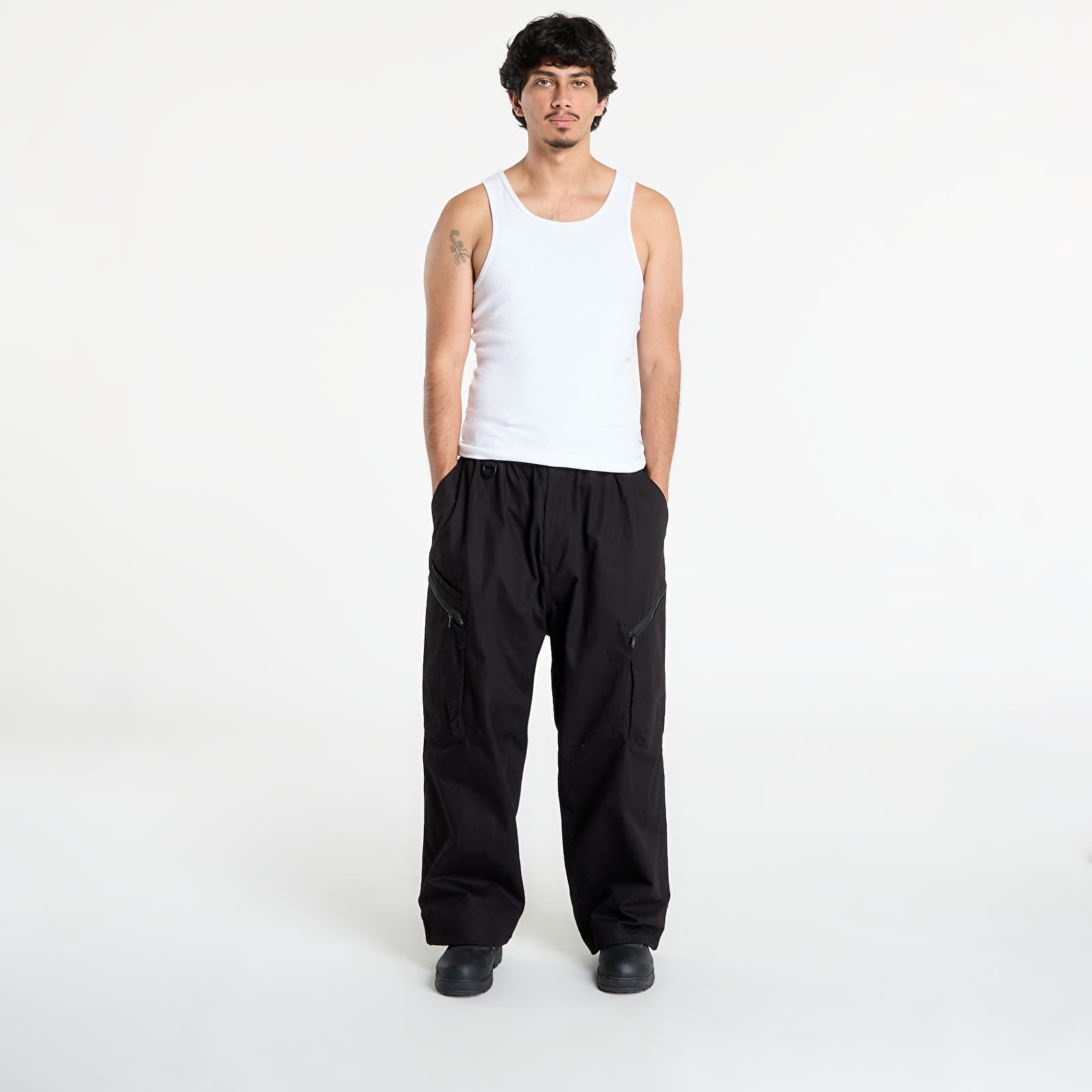 Byxor Y-3 M Twill Cargo Pant Black