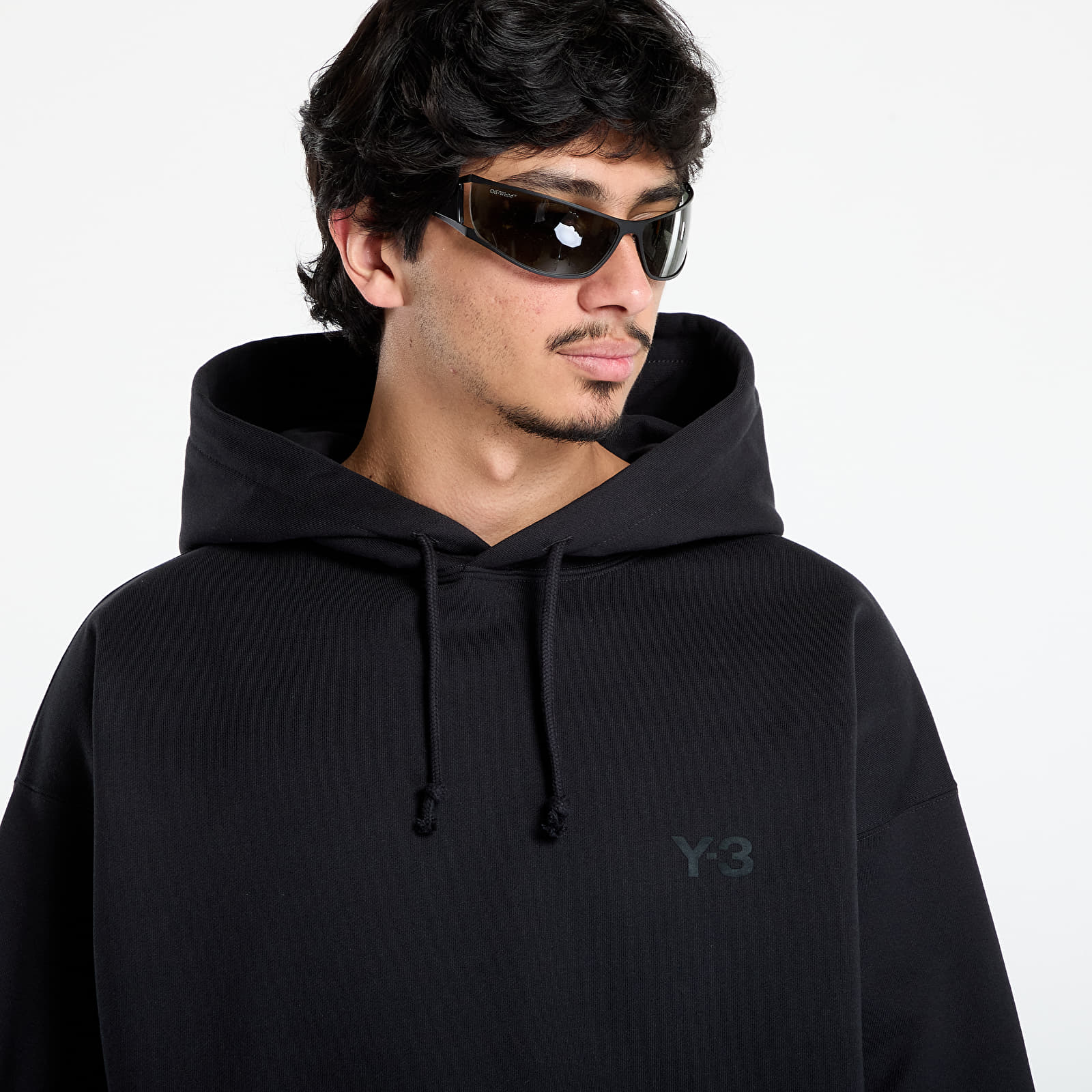 Hanorace pentru bărbați Y-3 Fleece Hoodie UNISEX Black