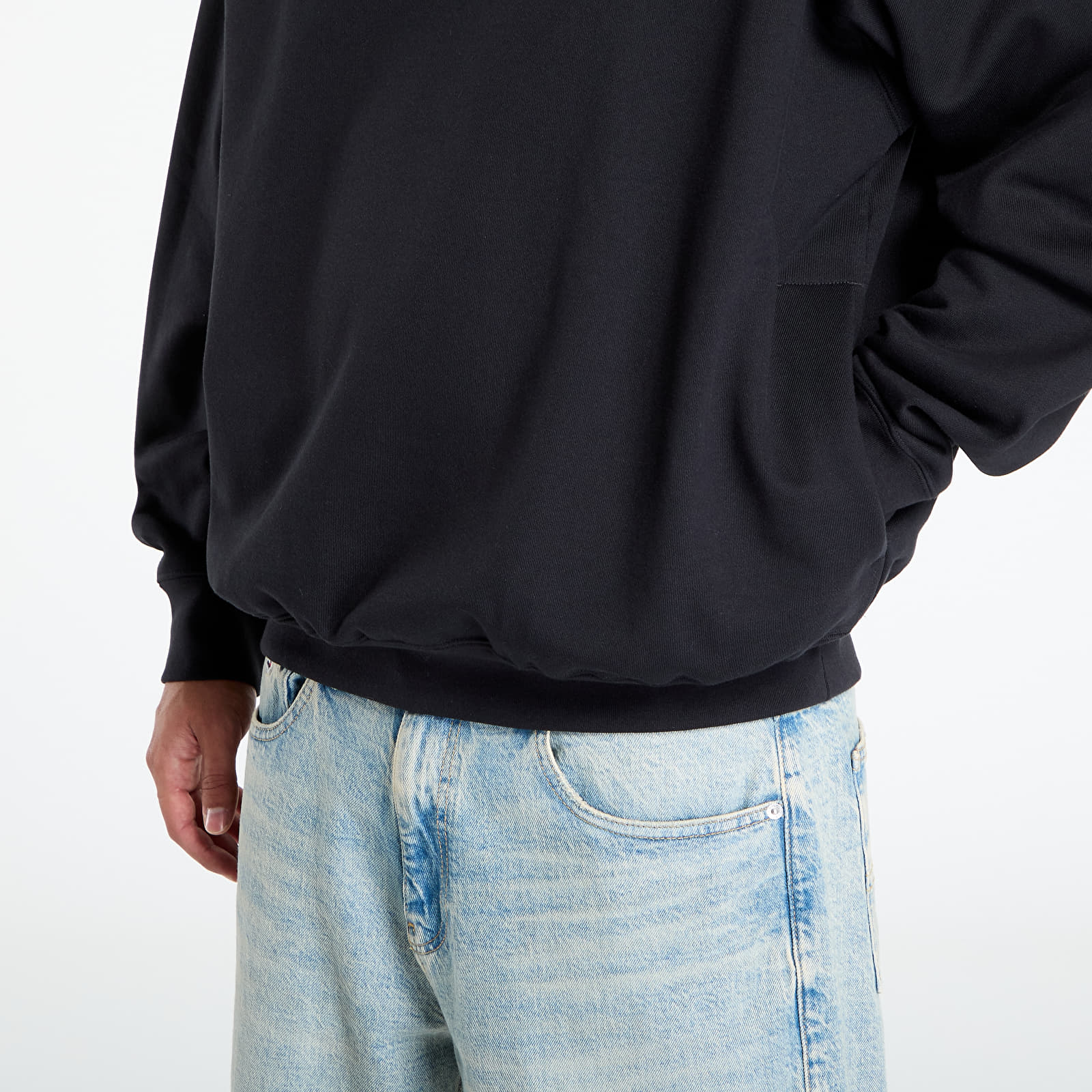 Hanorace pentru bărbați Y-3 Fleece Hoodie UNISEX Black