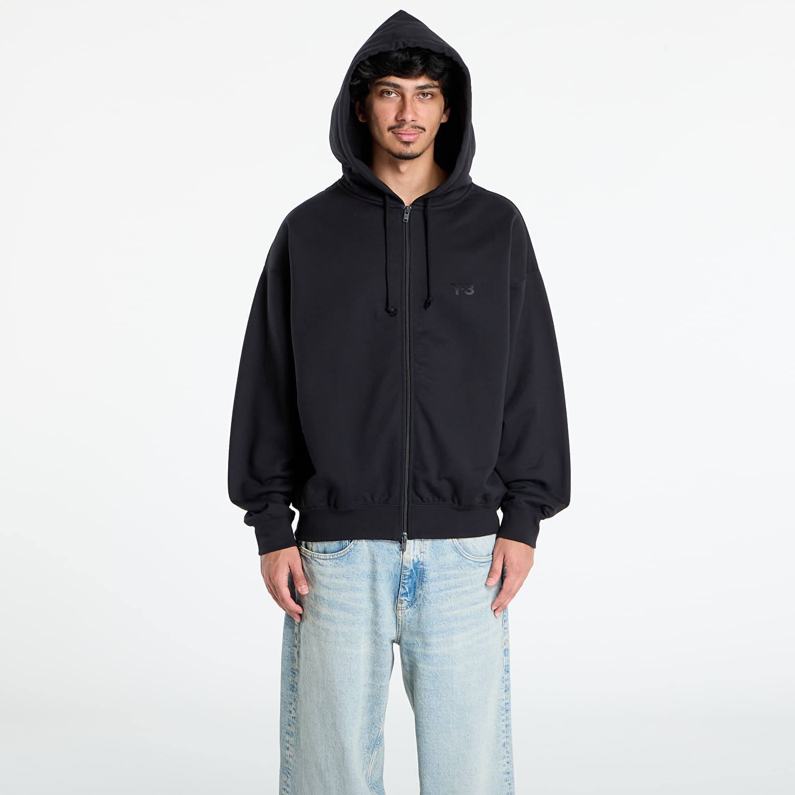 Sweatshirt Y-3 Full Zip Hoddie UNISEX Black XL