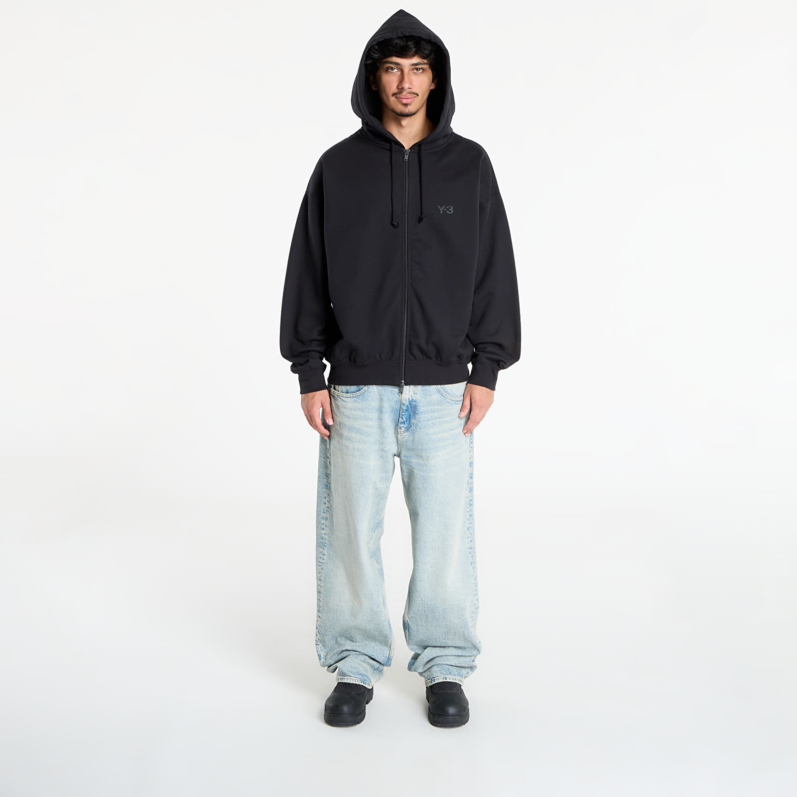 Hættetrøjer til mænd Y-3 Full Zip Hoddie UNISEX Black