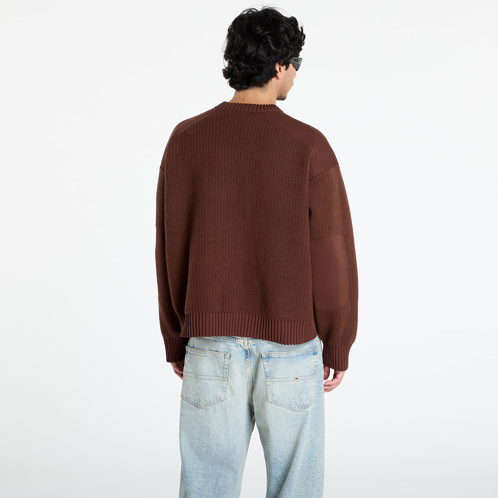 Puloveri Y-3 Padded Ut Crew UNISEX Mystery Brown