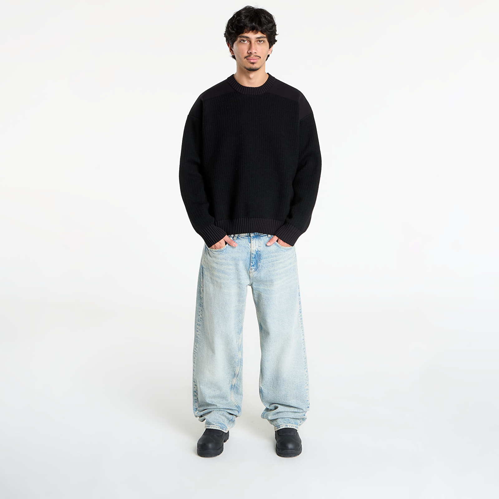 Trøjer Y-3 Padded Ut Crew UNISEX Black
