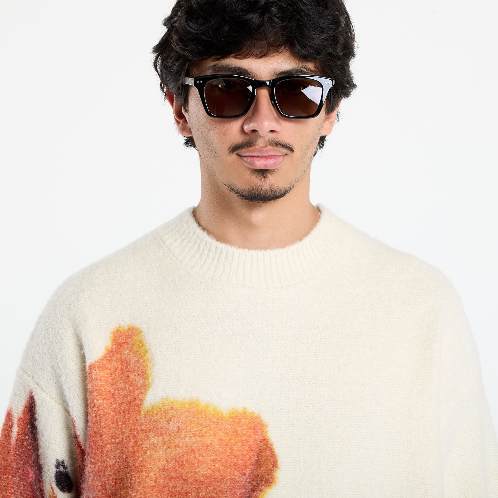 Trøjer Y-3 Graphix Knit Crew UNISEX Core White