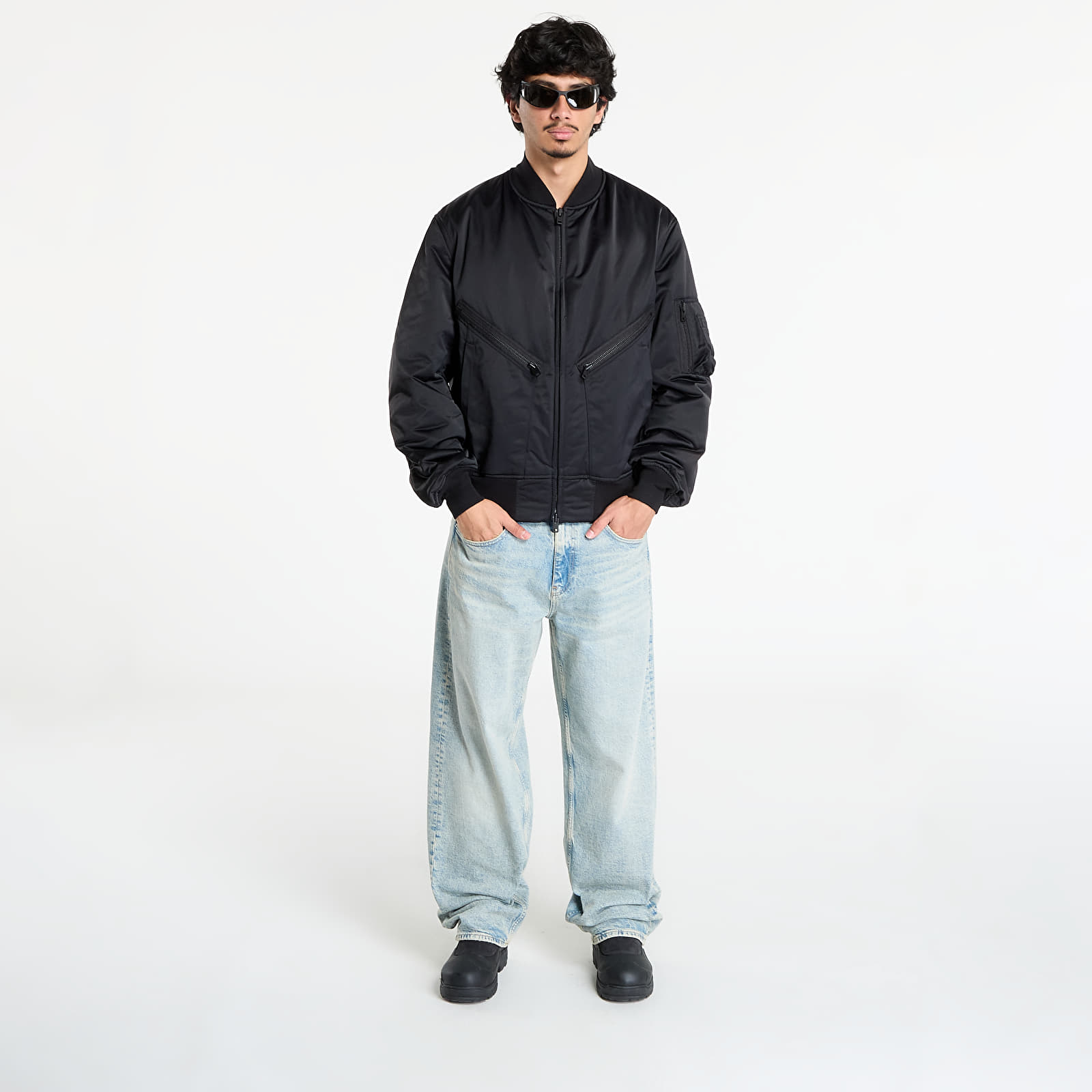 Bombery Y-3 M Bomber Jacket Black