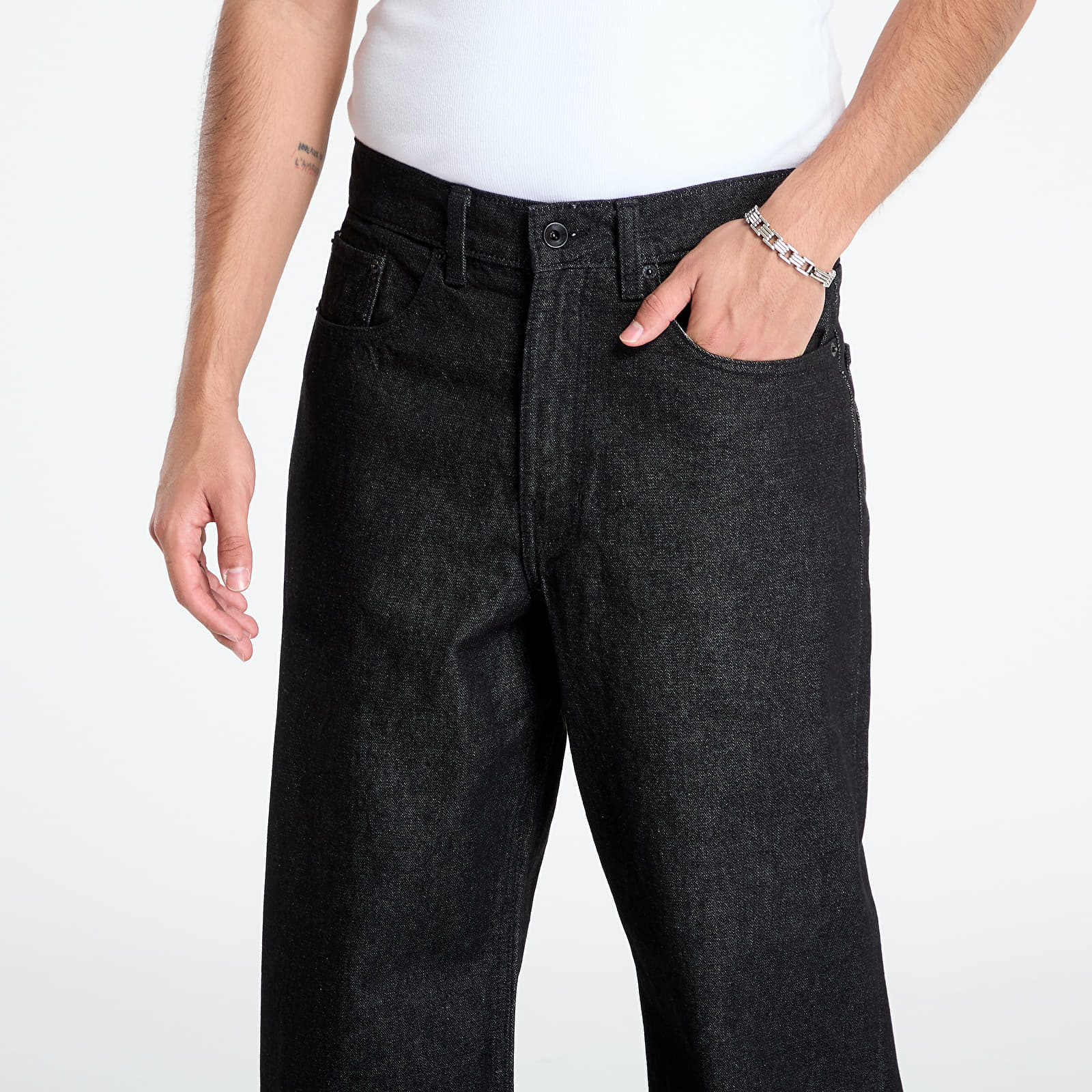 Ανδρικά jeans Vans Check-5 Loose Denim Pant Black Rinse