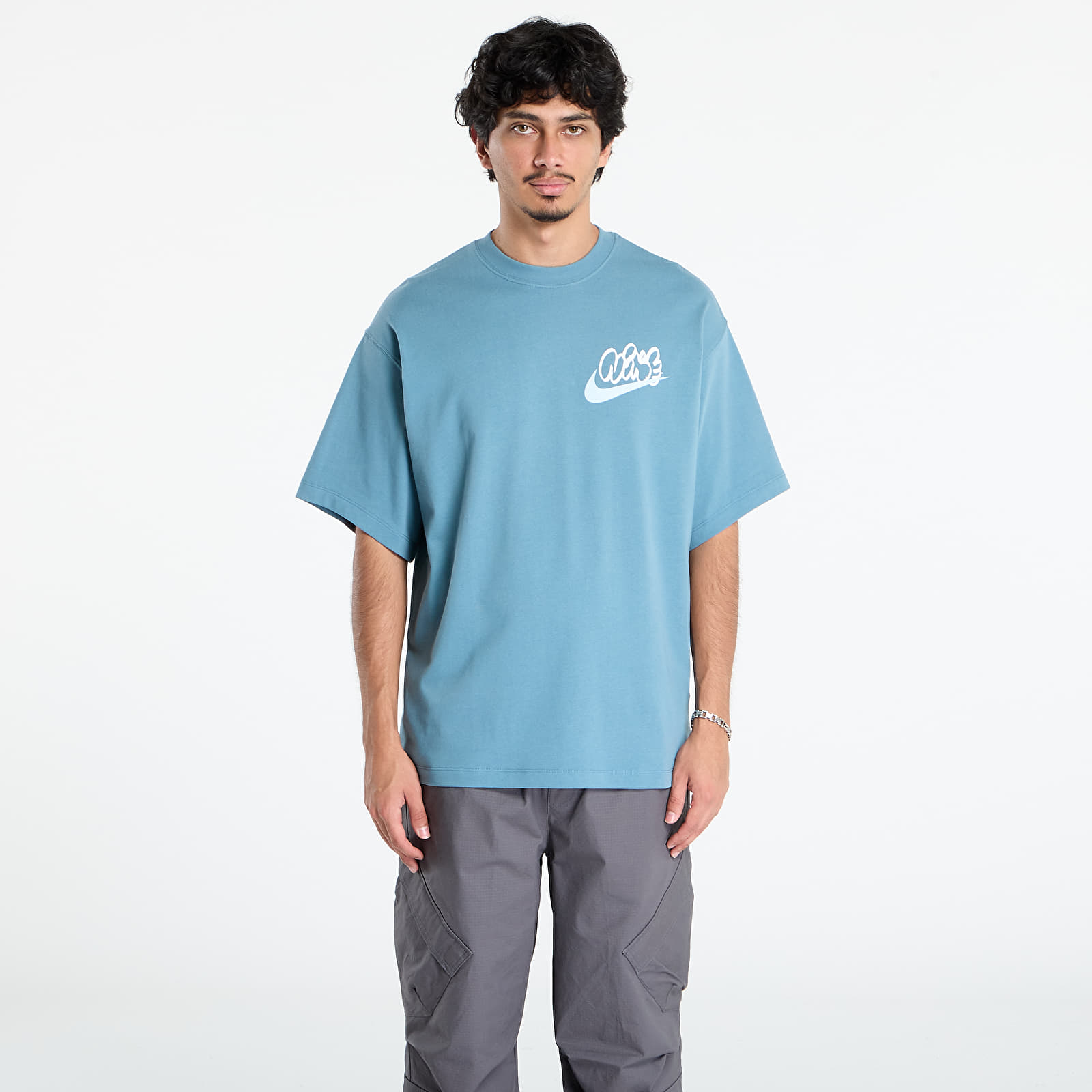 T-shirts Nike Solo Swoosh Men's T-Shirt Smokey Blue