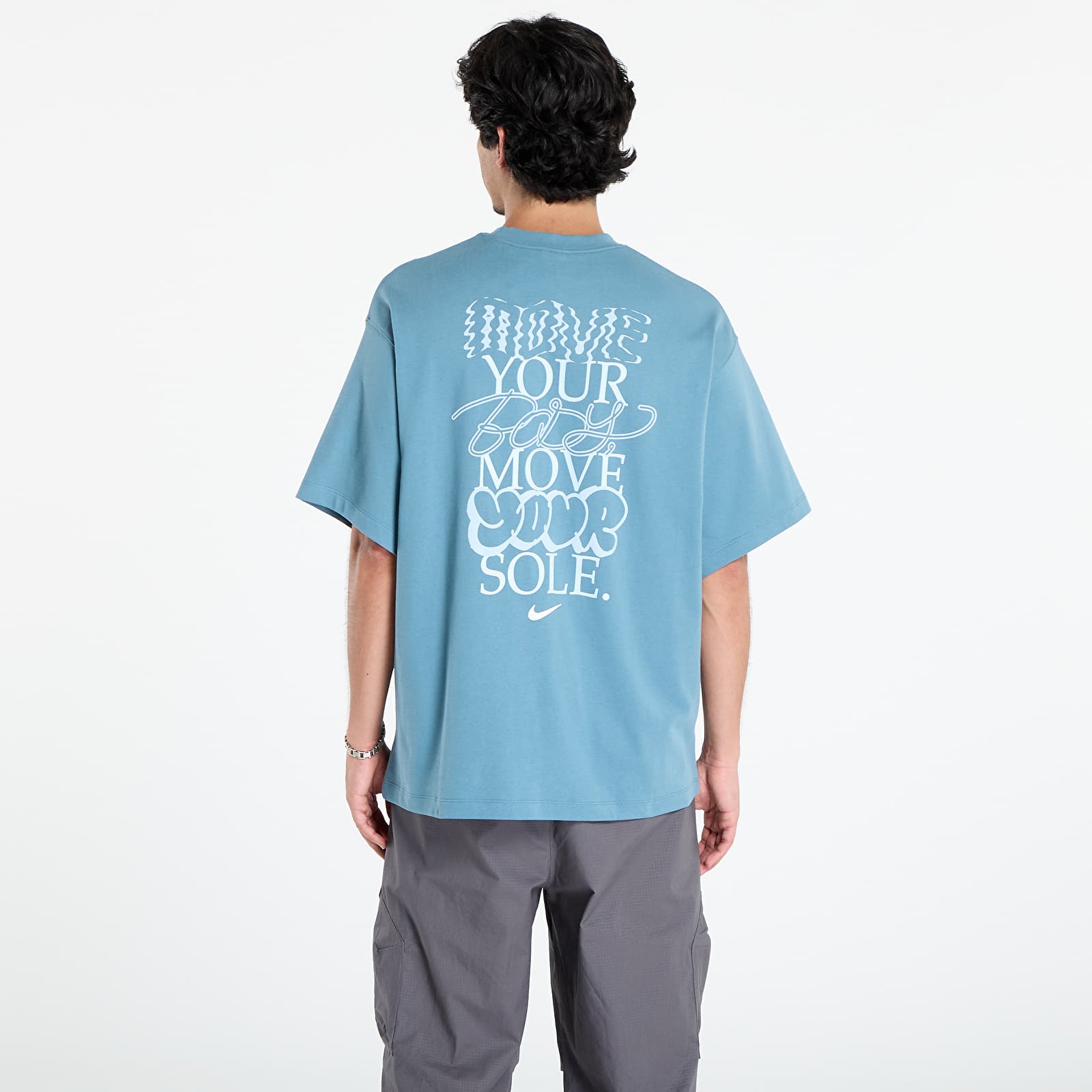 T-shirts Nike Solo Swoosh Men's T-Shirt Smokey Blue