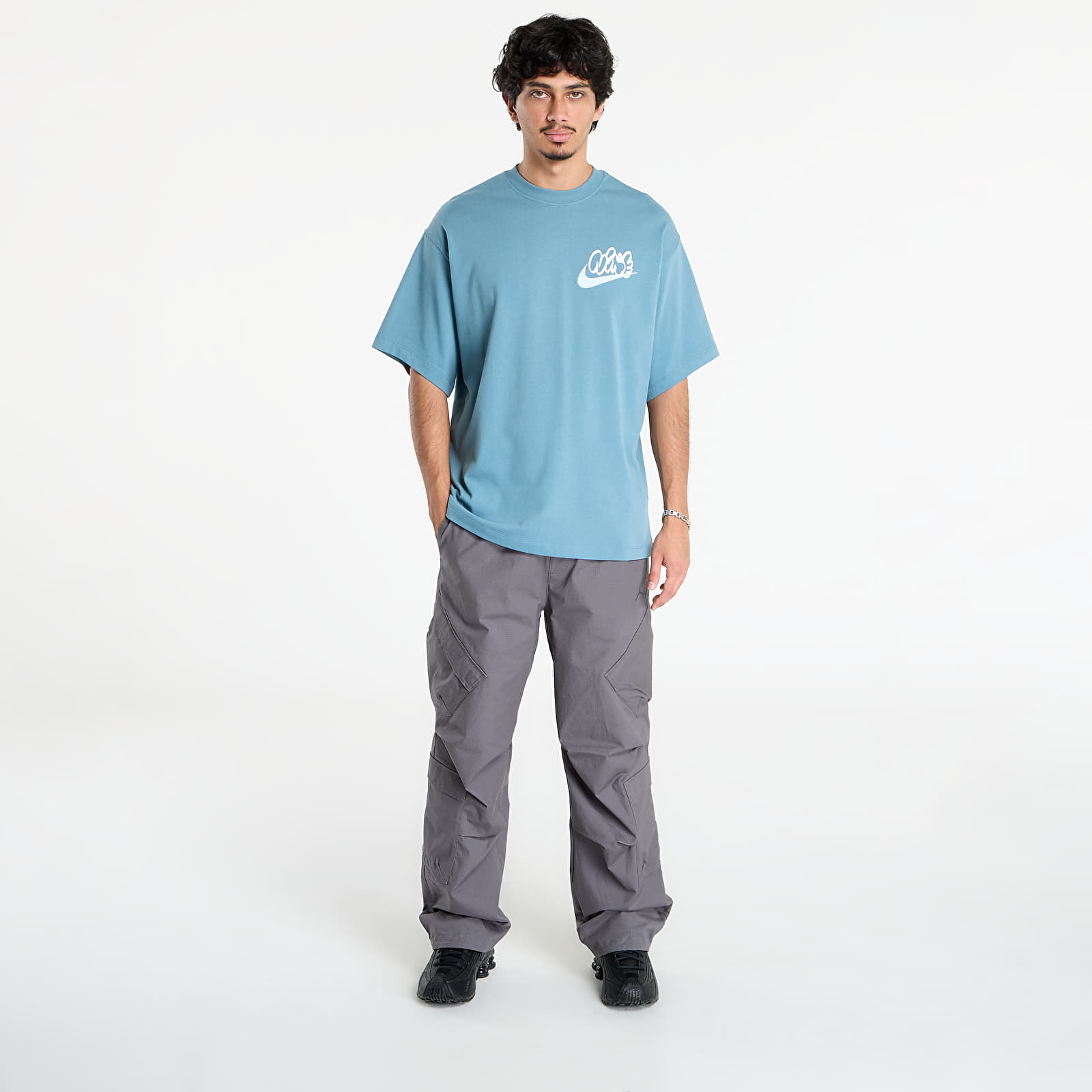 T-shirts Nike Solo Swoosh Men's T-Shirt Smokey Blue