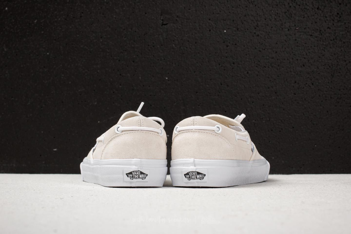 Men s shoes Vans Lacey 72 Suede Leather Lace Classic White