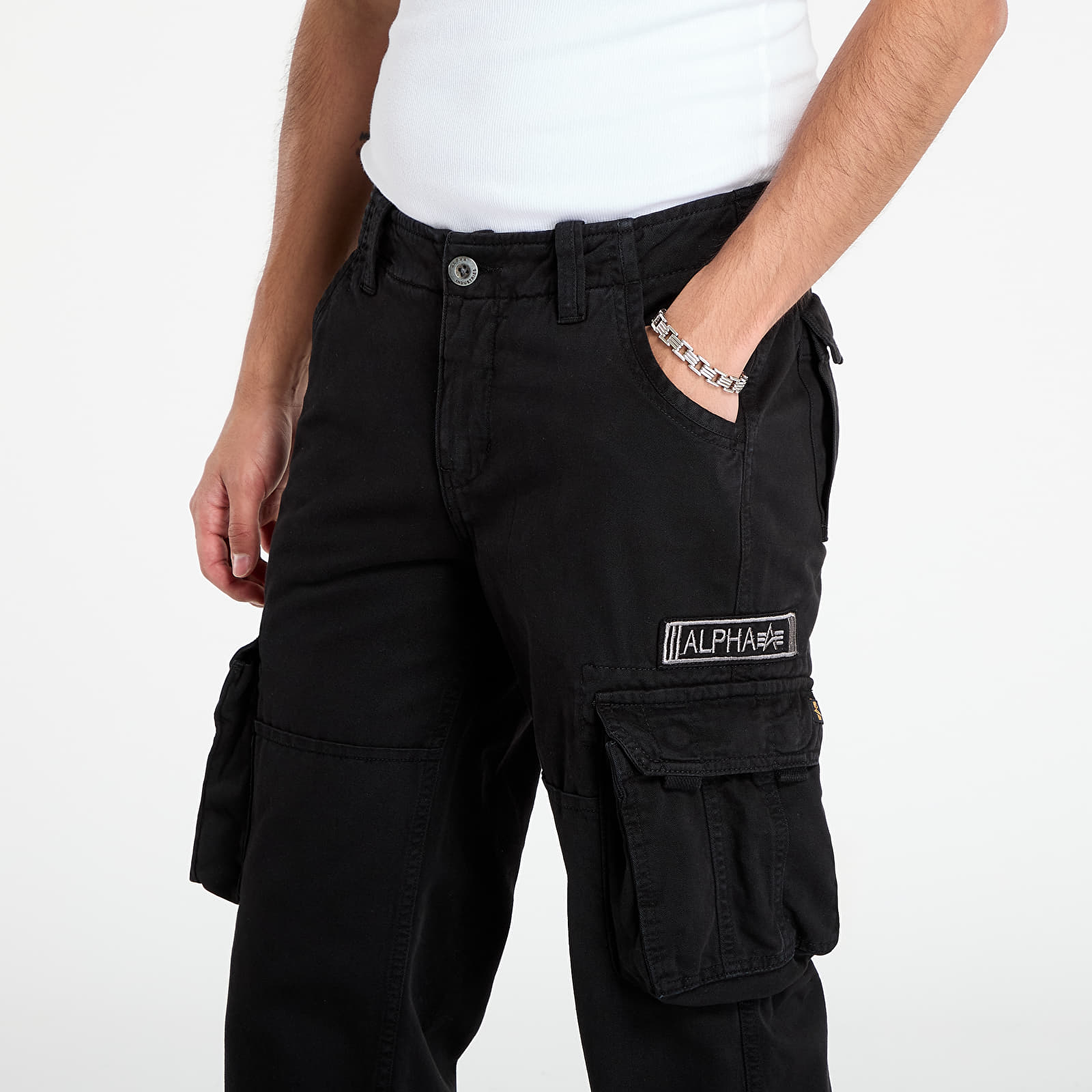 Byxor för män Alpha Industries Jet Pant Black