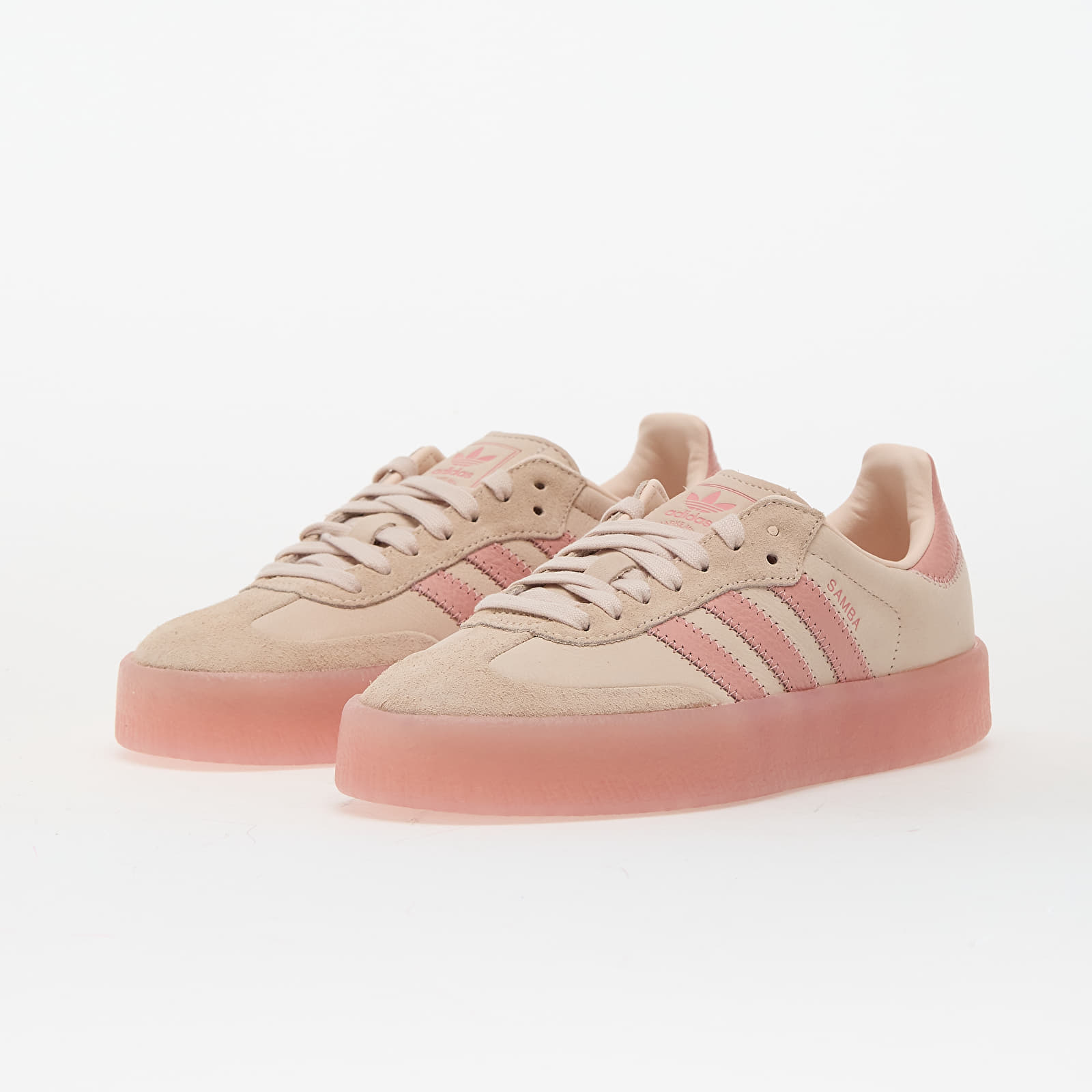 Skor för kvinnor adidas Sambae W Wonder Aqua/ Wonder Mauve/ Wonder Mauve