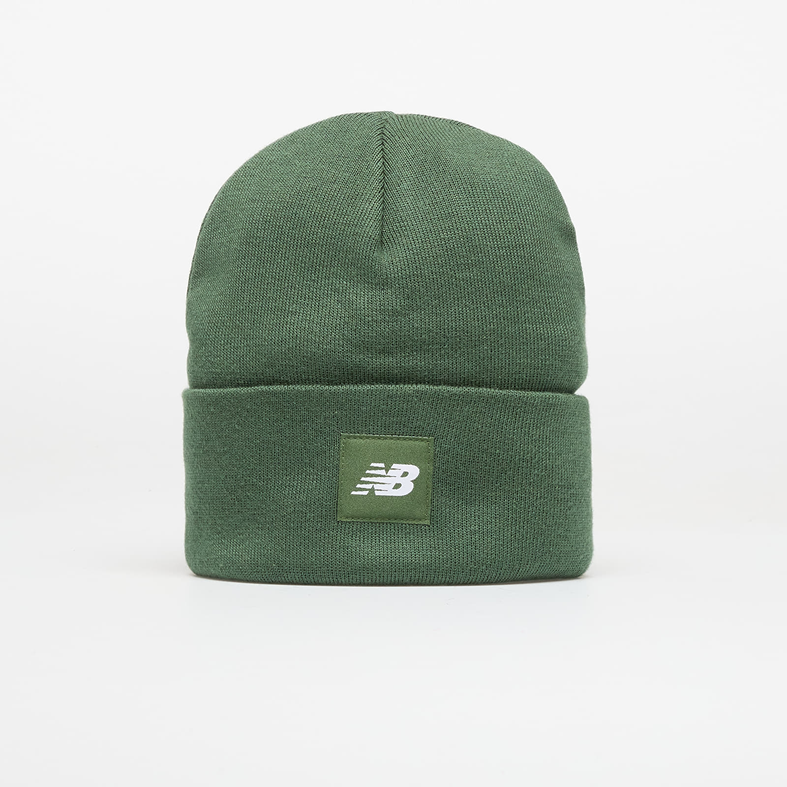 Hatte til mænd New Balance Cuffed Flying NB Logo Beanie Dark Alpine Green