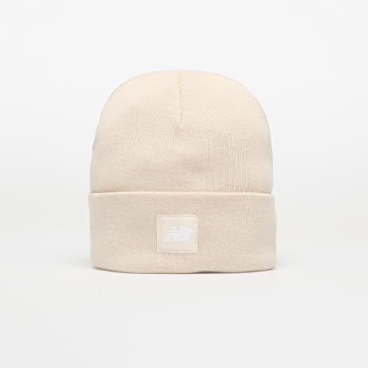 New Balance Cuffed Flying NB Logo Beanie Timberwolf