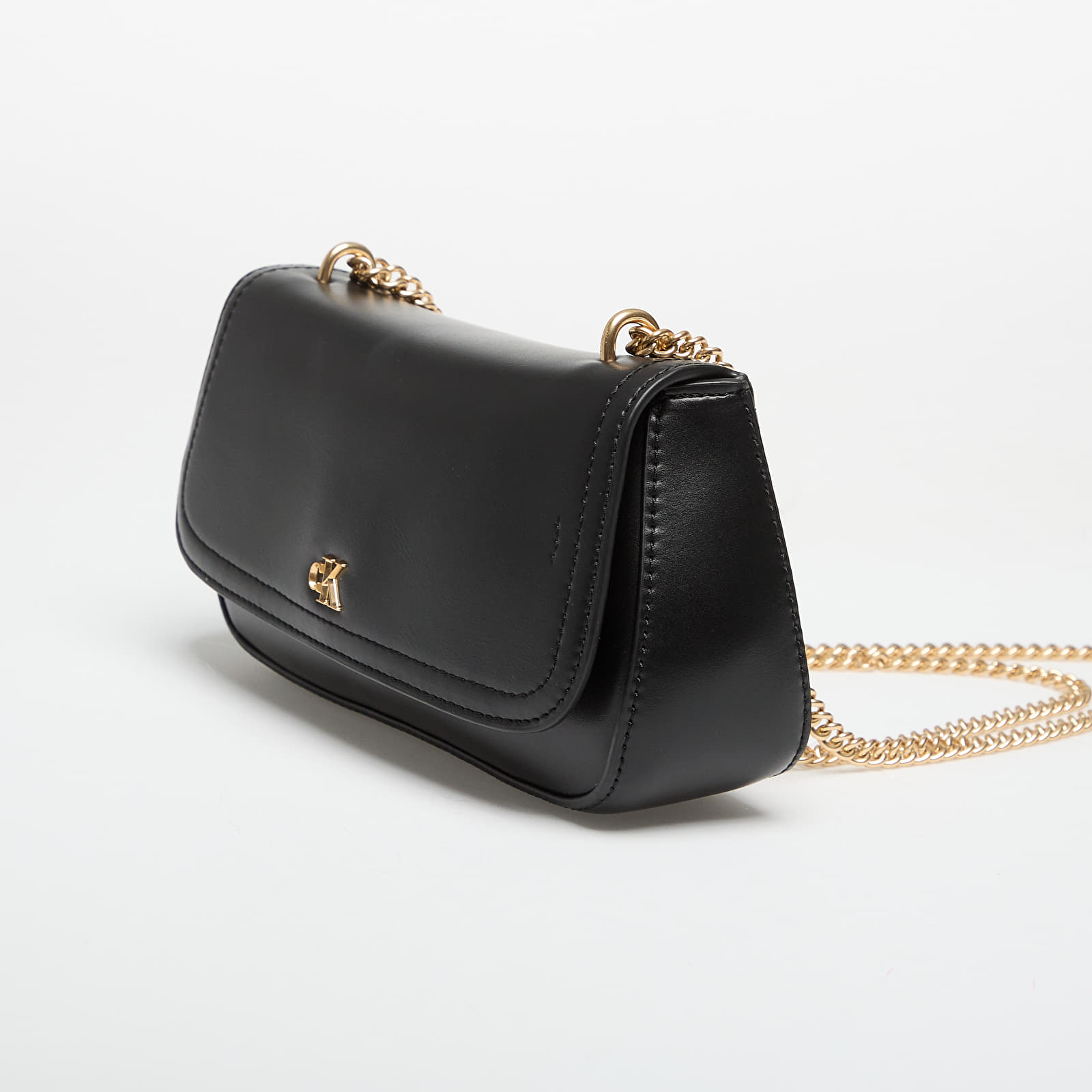 Kabelky Calvin Klein Convertible Chain Small Bag Black/ Antique Light Gold