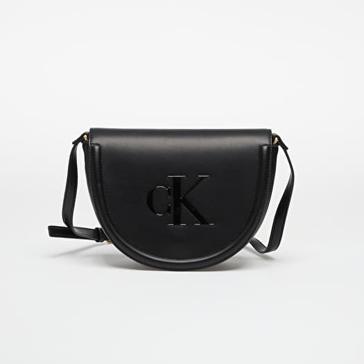 Calvin Klein Bold Saddle Crossbody Black