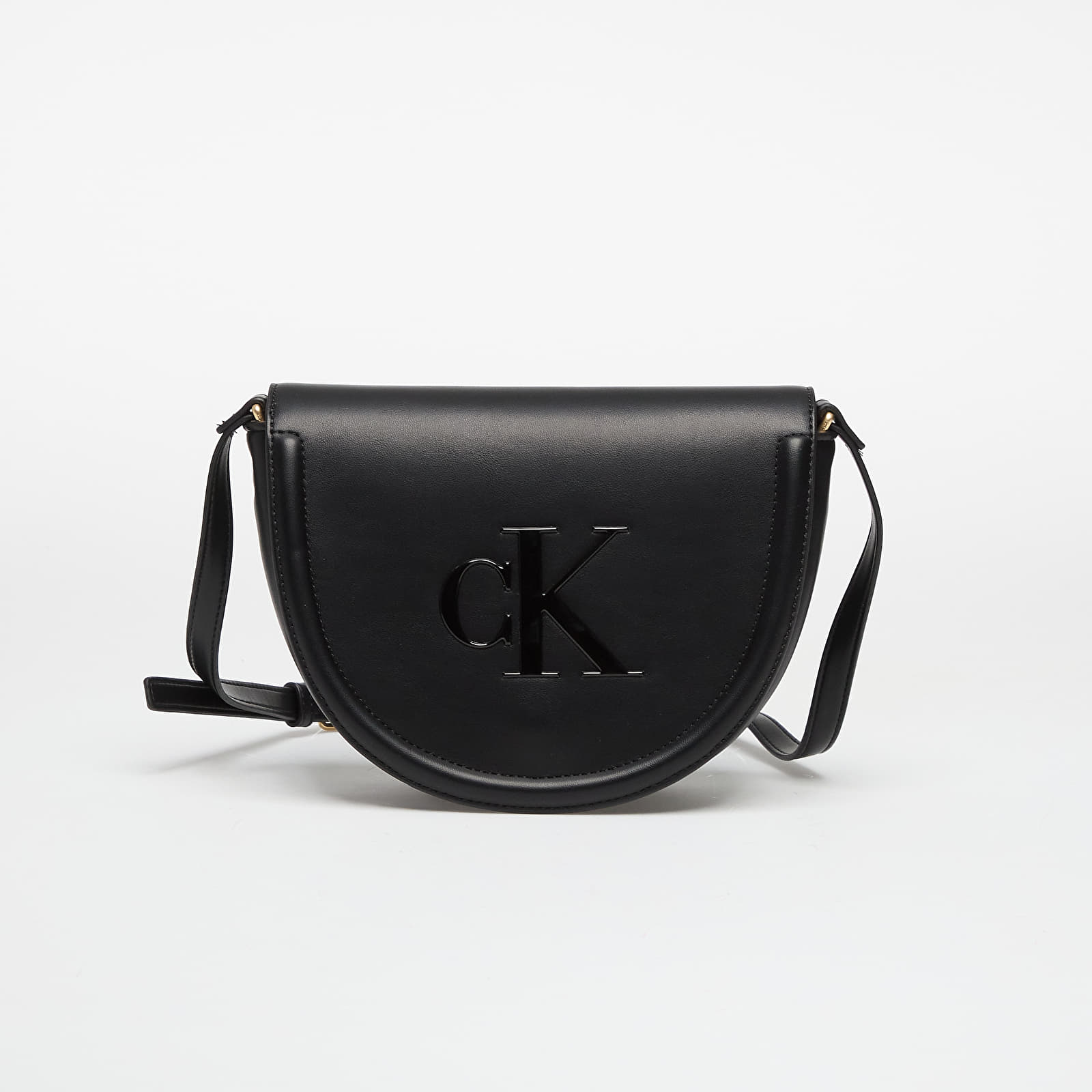 Håndtasker Calvin Klein Bold Saddle Crossbody Black