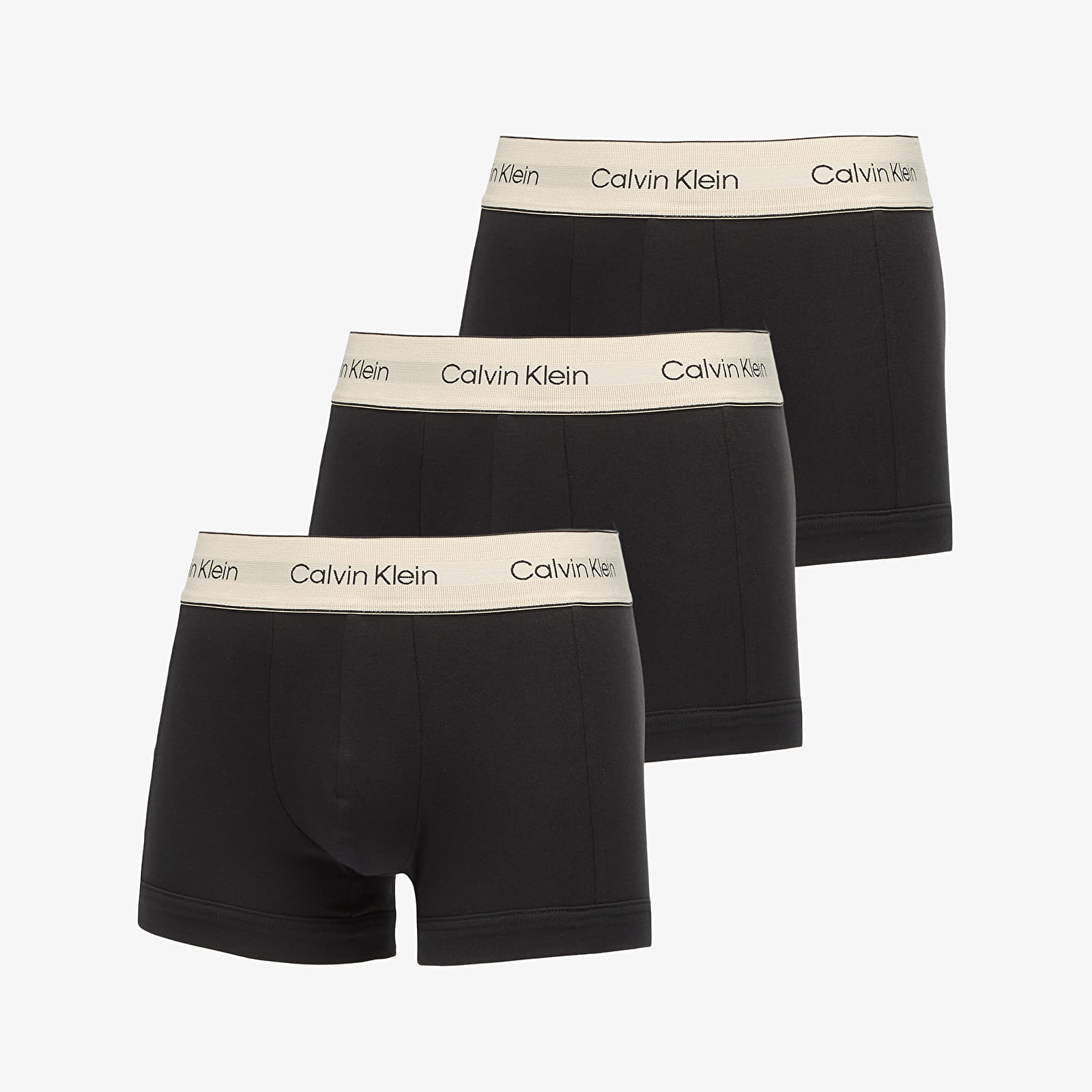 Pánske boxerky Calvin Klein Heritage Cotton Stretch Trunk 3-Pack Black