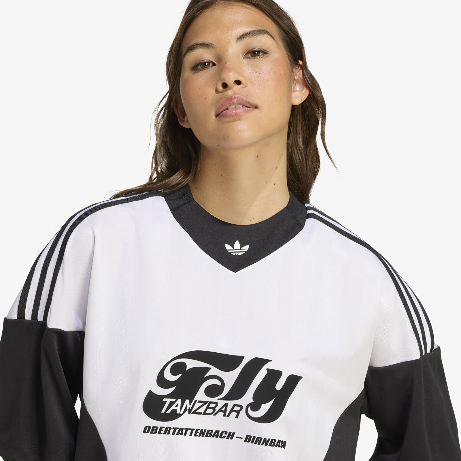 Tröjor adidas Originals Longsleeve Lace Jersey White/ Black