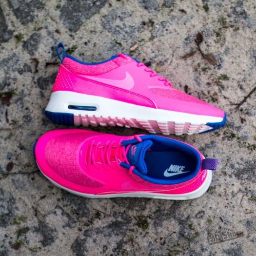 Nike thea pink blau online