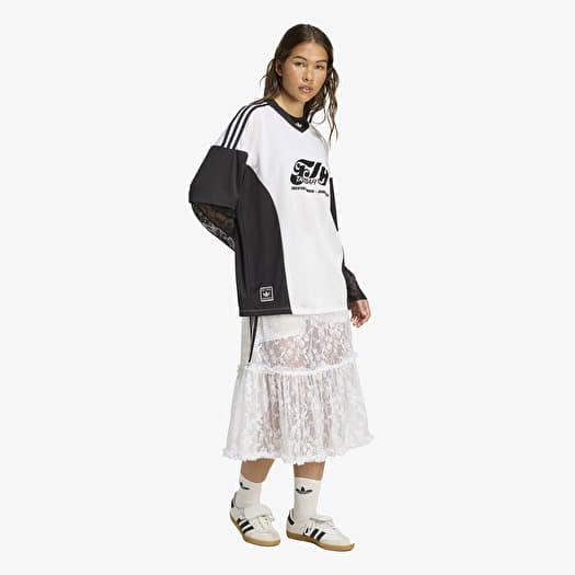 【ADIDAS ORIGINALS】★LONGSLEEVE LACE JERSEY★正規品★ adidas Originals Longsleeve Lace Jersey - White | adidas