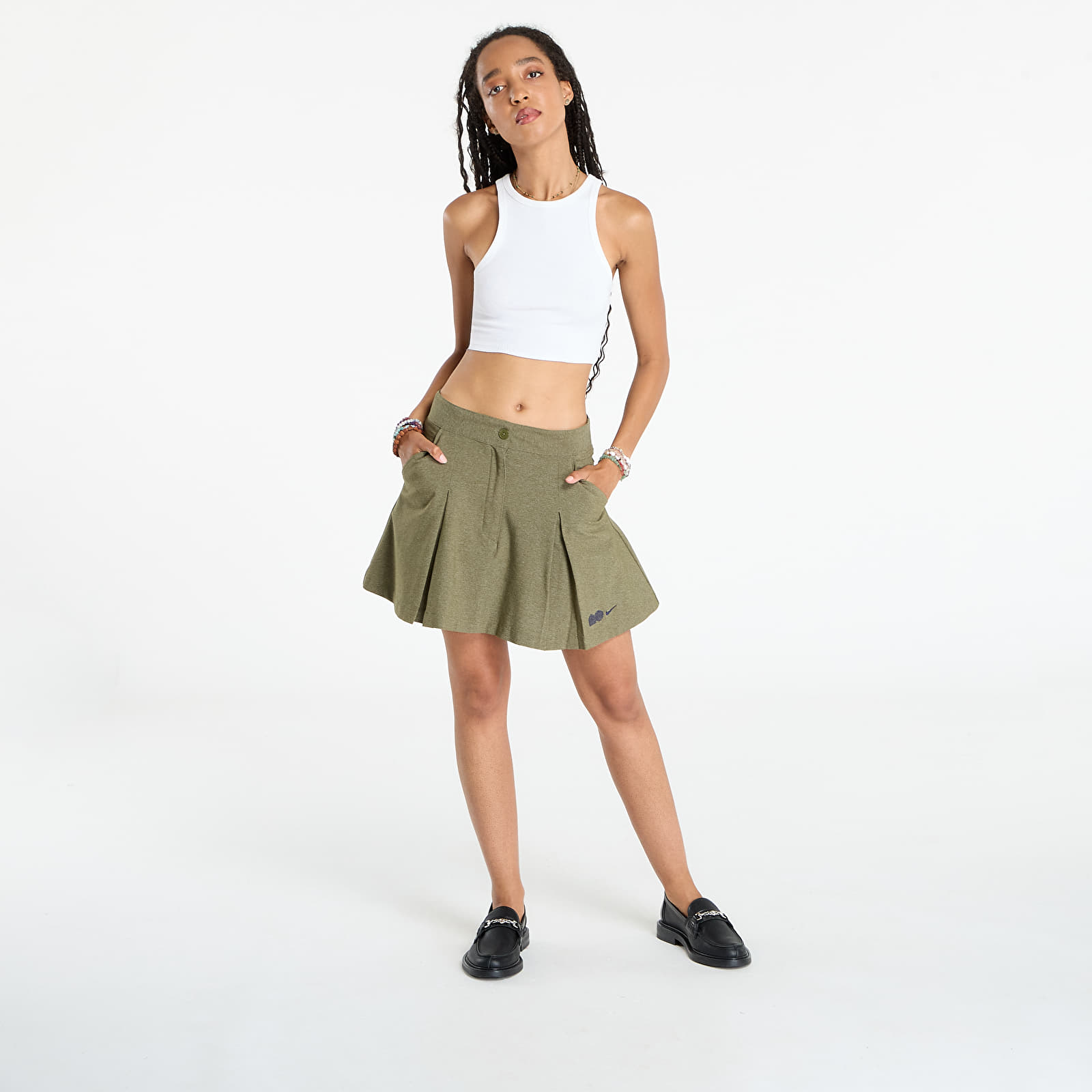 Ženske suknje Nike Naomi Osaka Women's Skirt Medium Olive/ Blackened Blue