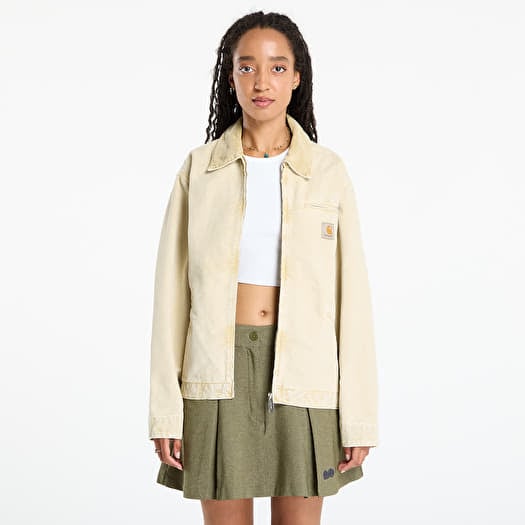 Carhartt WIP OG Detroit Jacket UNISEX Dusty H Brown Chalk Wash