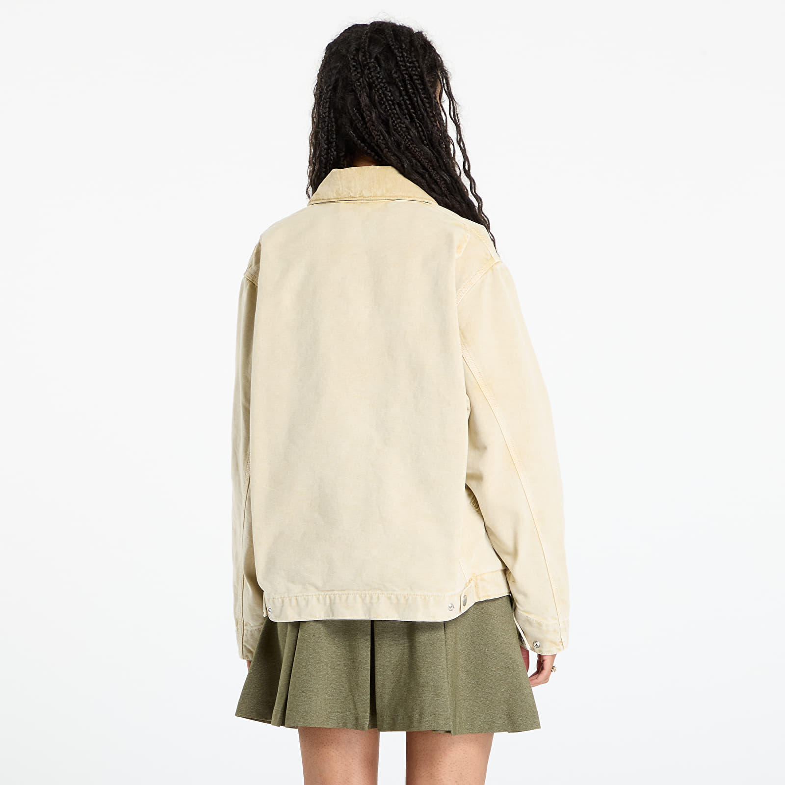 Jackets Carhartt WIP OG Detroit Jacket UNISEX Dusty H Brown Chalk Wash