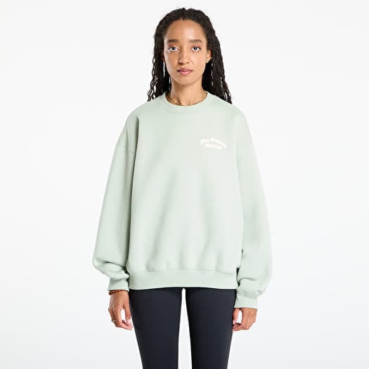 New Balance Linear Heritage Fleece Crew Green