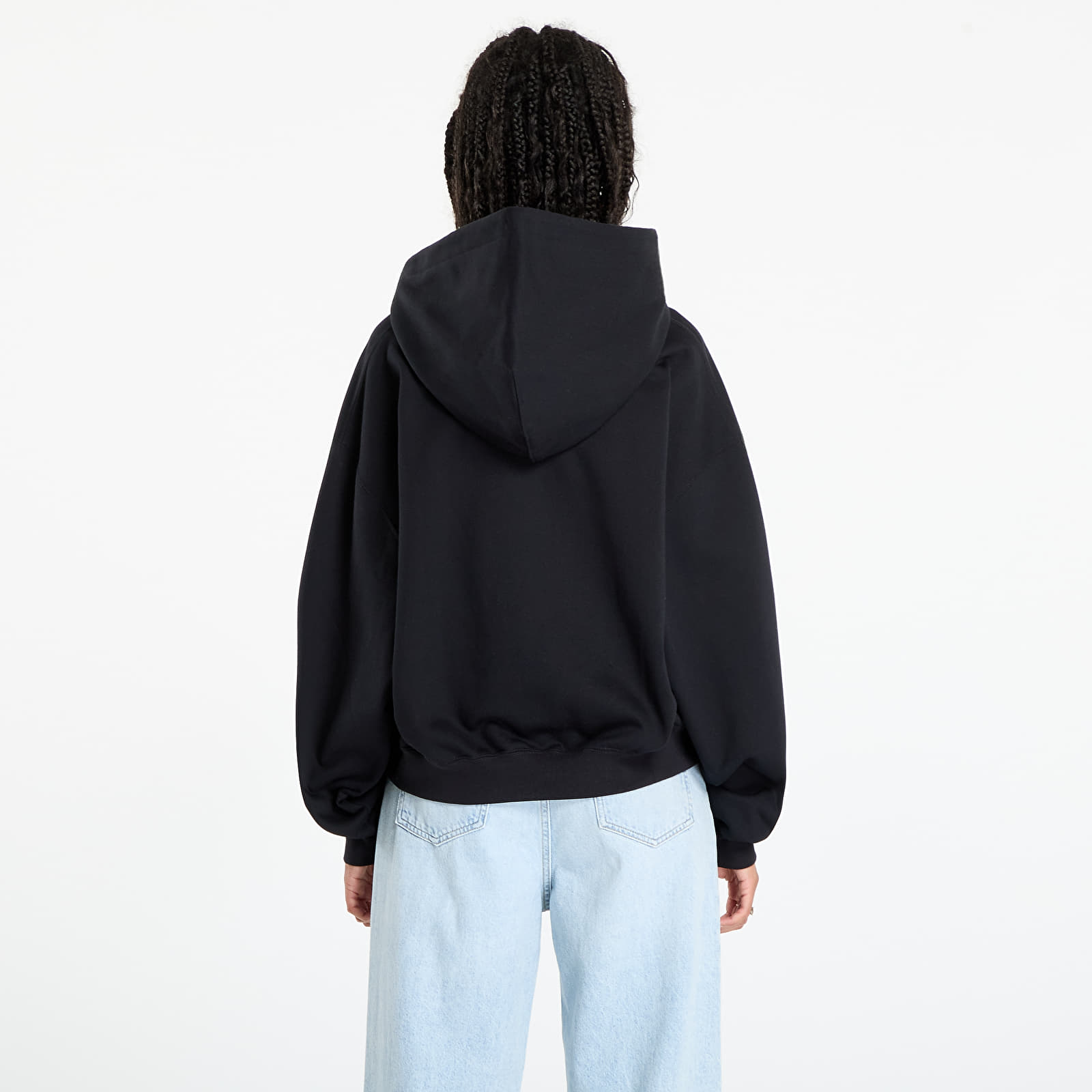 Hanorace pentru femei Y-3 Fleece Hoodie Black