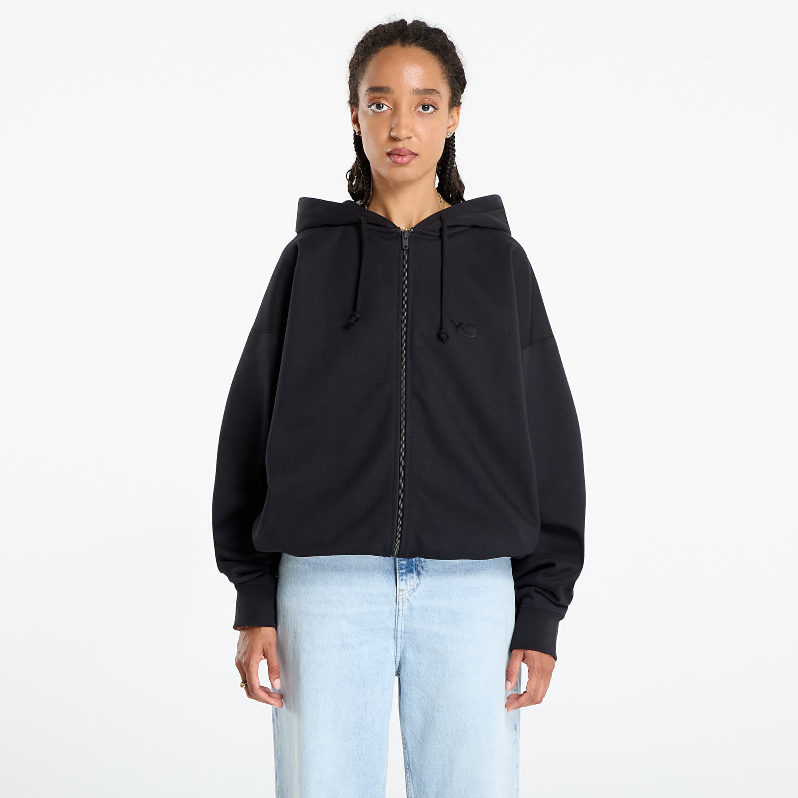Hættetrøjer til mænd Y-3 Full Zip Hoddie UNISEX Black
