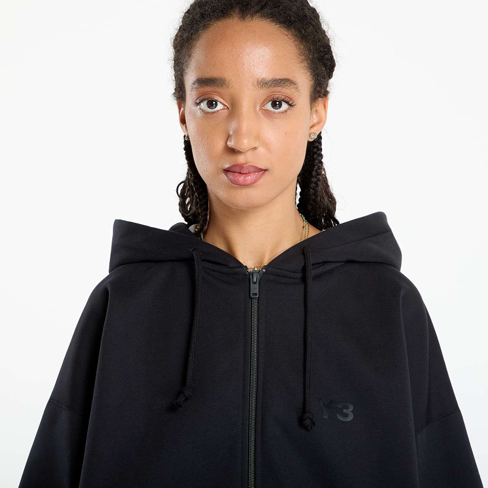 Hættetrøjer til mænd Y-3 Full Zip Hoddie UNISEX Black