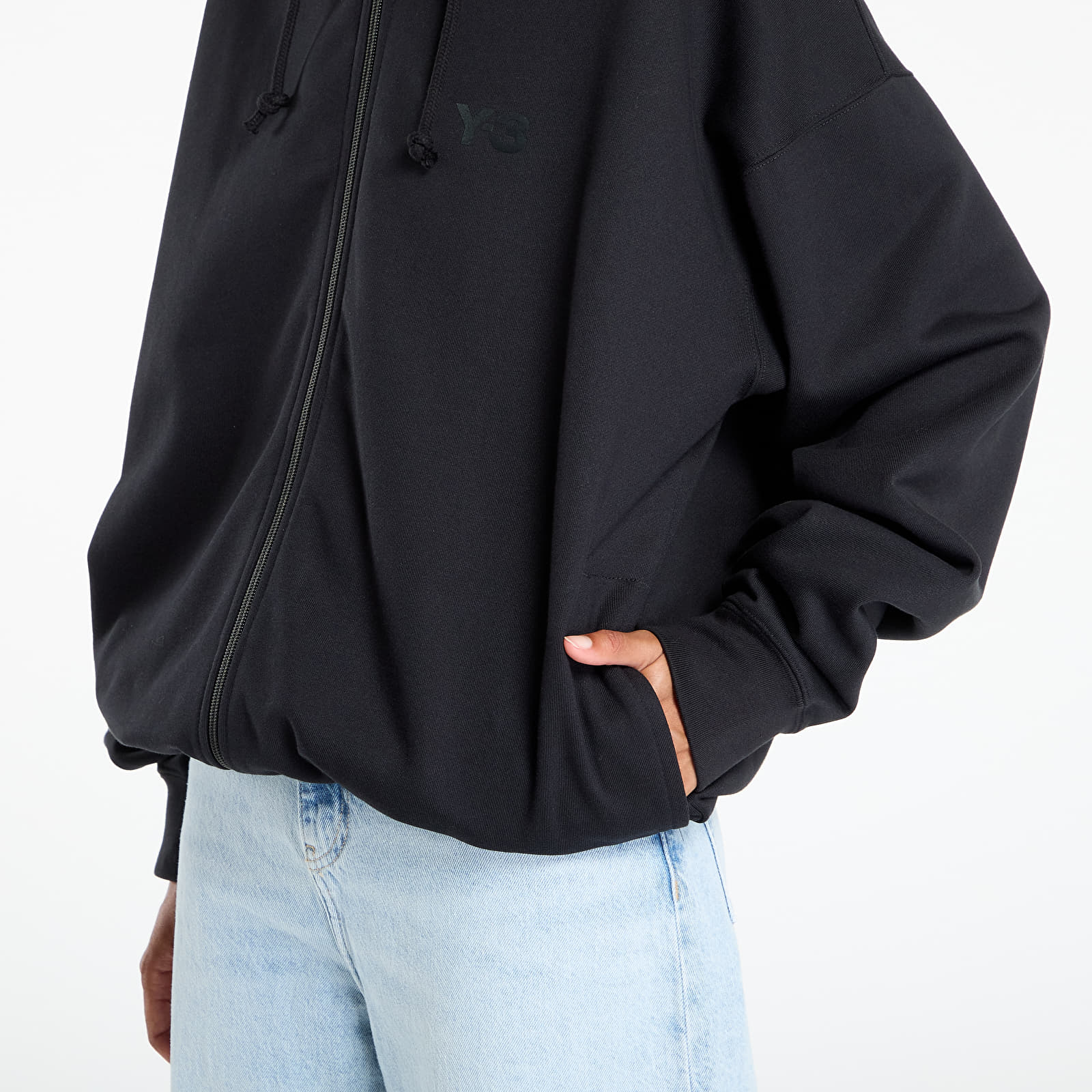Hættetrøjer til mænd Y-3 Full Zip Hoddie UNISEX Black