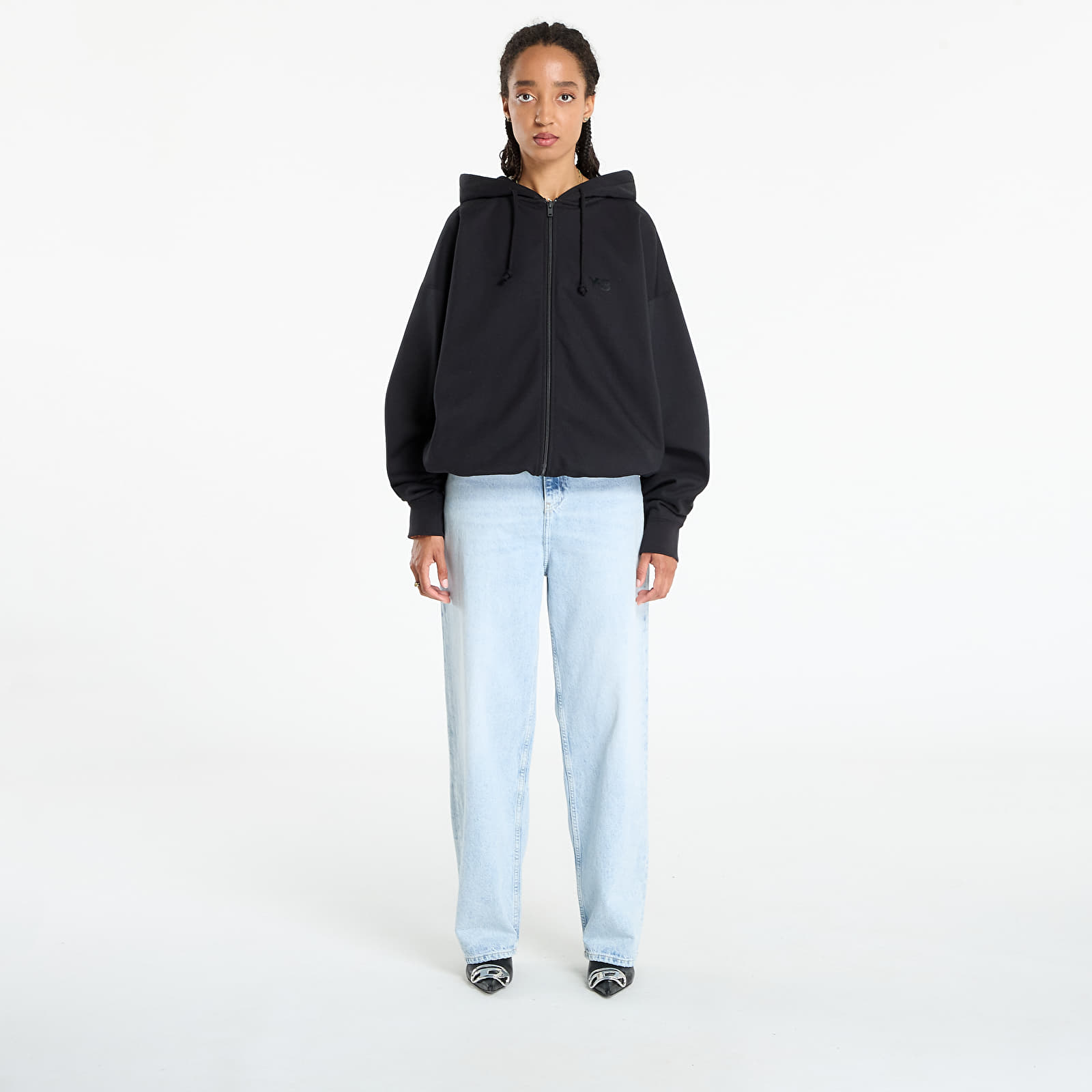 Hættetrøjer til mænd Y-3 Full Zip Hoddie UNISEX Black