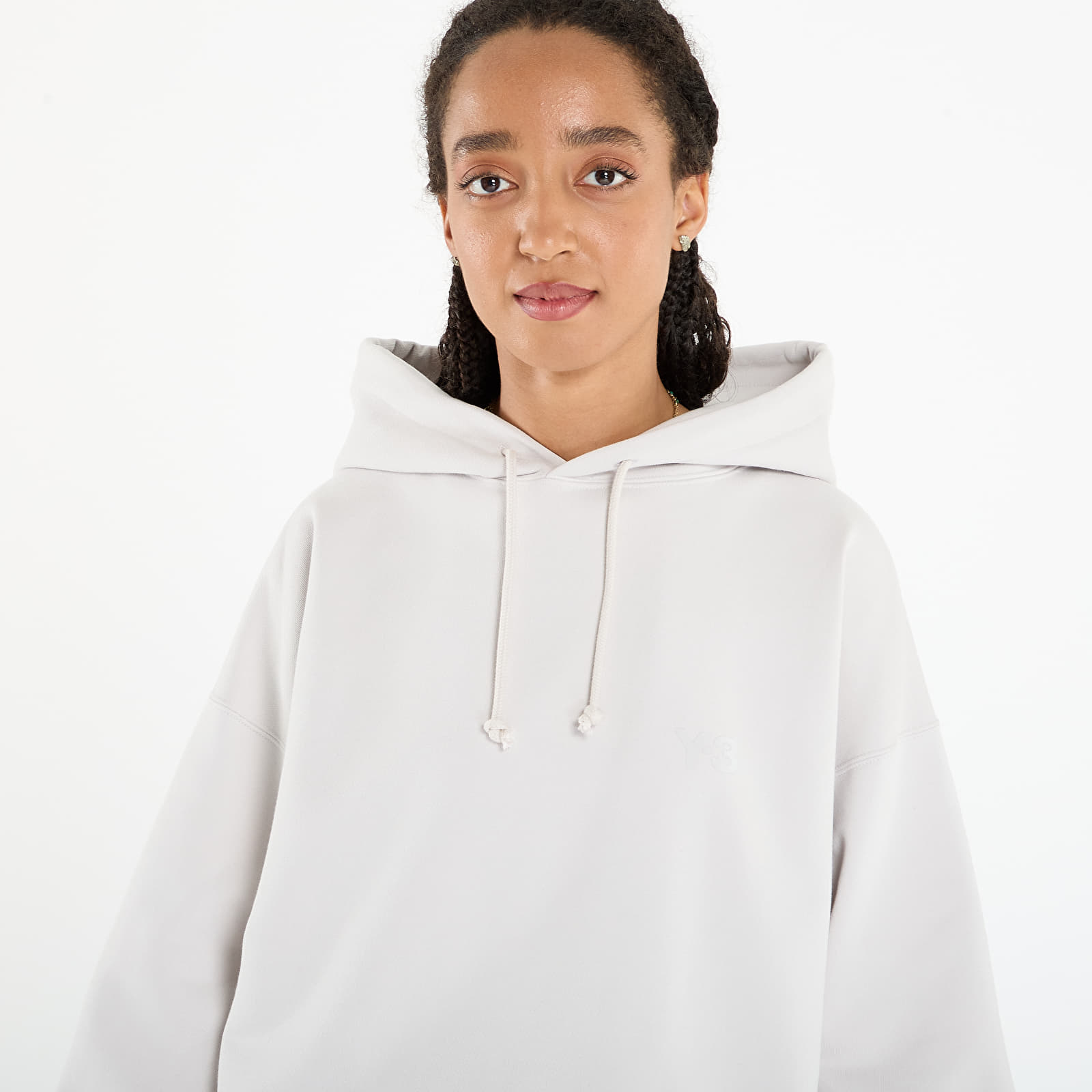 Hættetrøjer til mænd Y-3 Fl Hoodie UNISEX Chalk Pearl