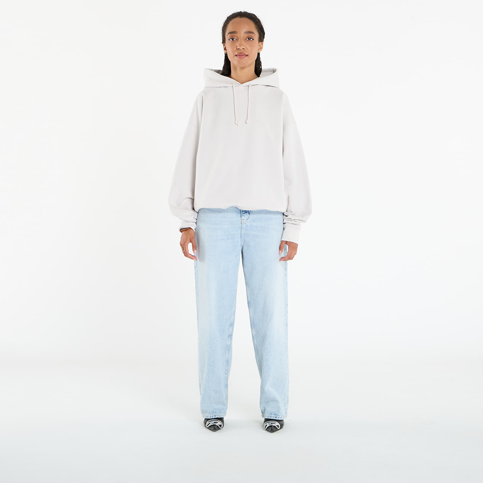Hættetrøjer til mænd Y-3 Fl Hoodie UNISEX Chalk Pearl