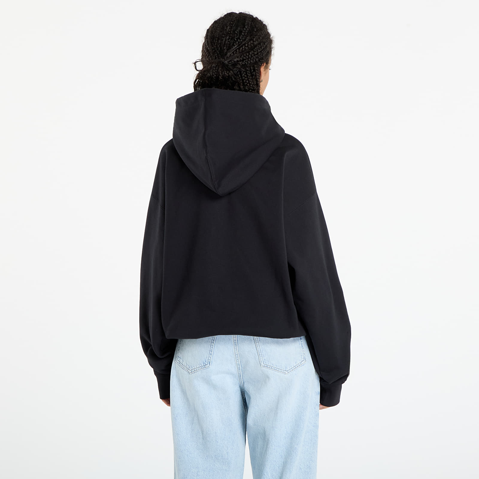 Hanorace pentru bărbați Y-3 Fleece Hoodie UNISEX Black