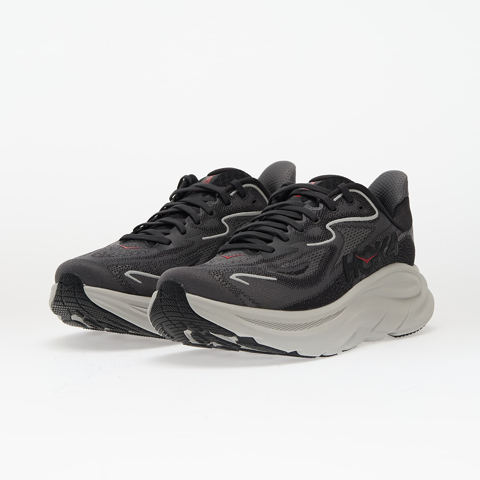 Pánske tenisky a topánky Hoka® M Clifton 10 Carbon Black/ Satellite Grey