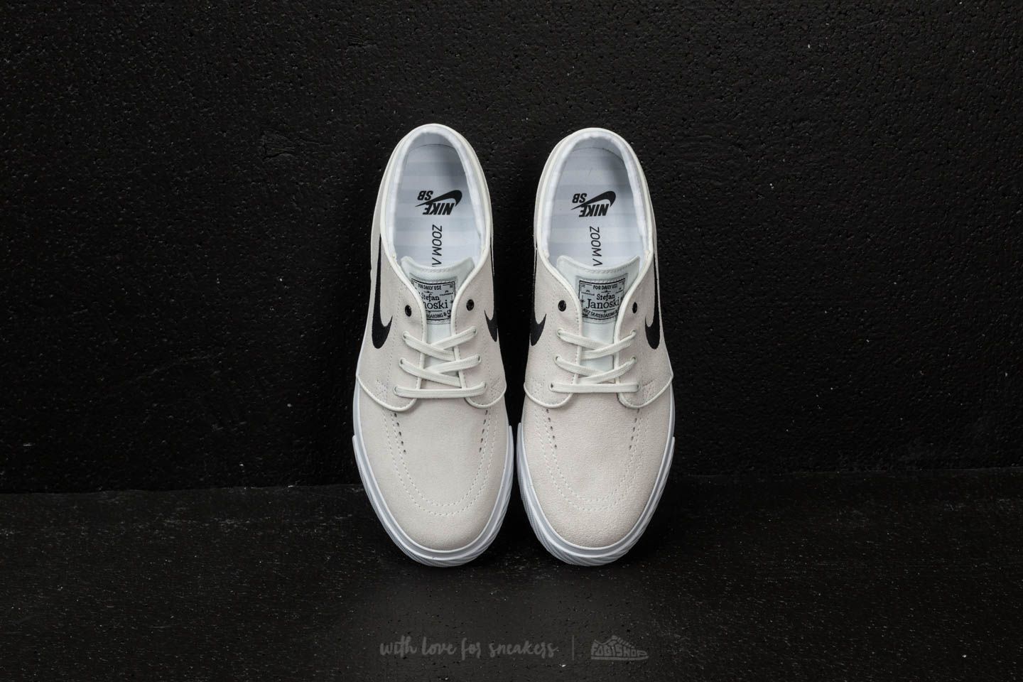 Scarpe uomo Nike SB Zoom Stefan Janoski Summit White/ Black-White