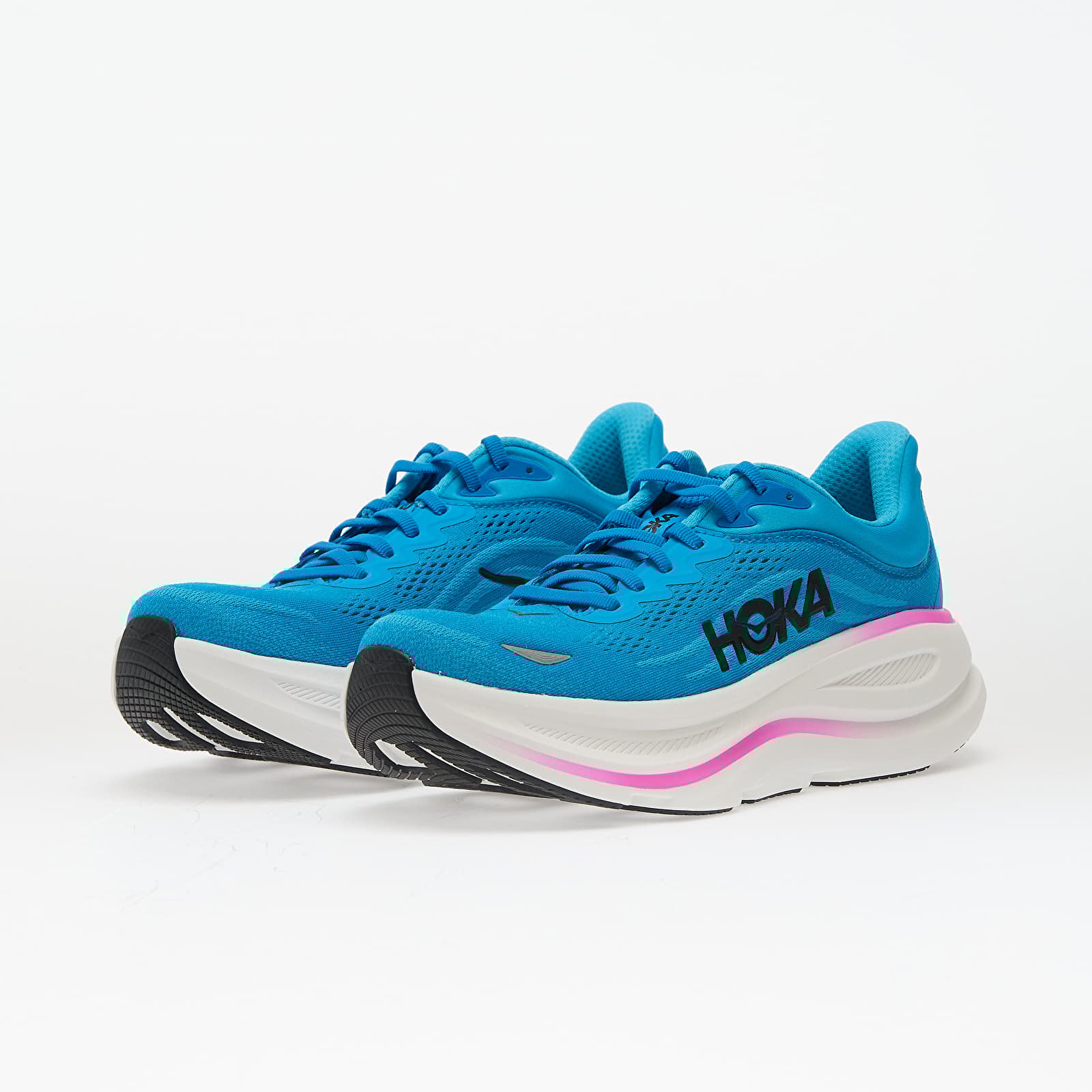 Skor för kvinnor Hoka® W Bondi 9 Skyward Blue/ Neon Fuchsia